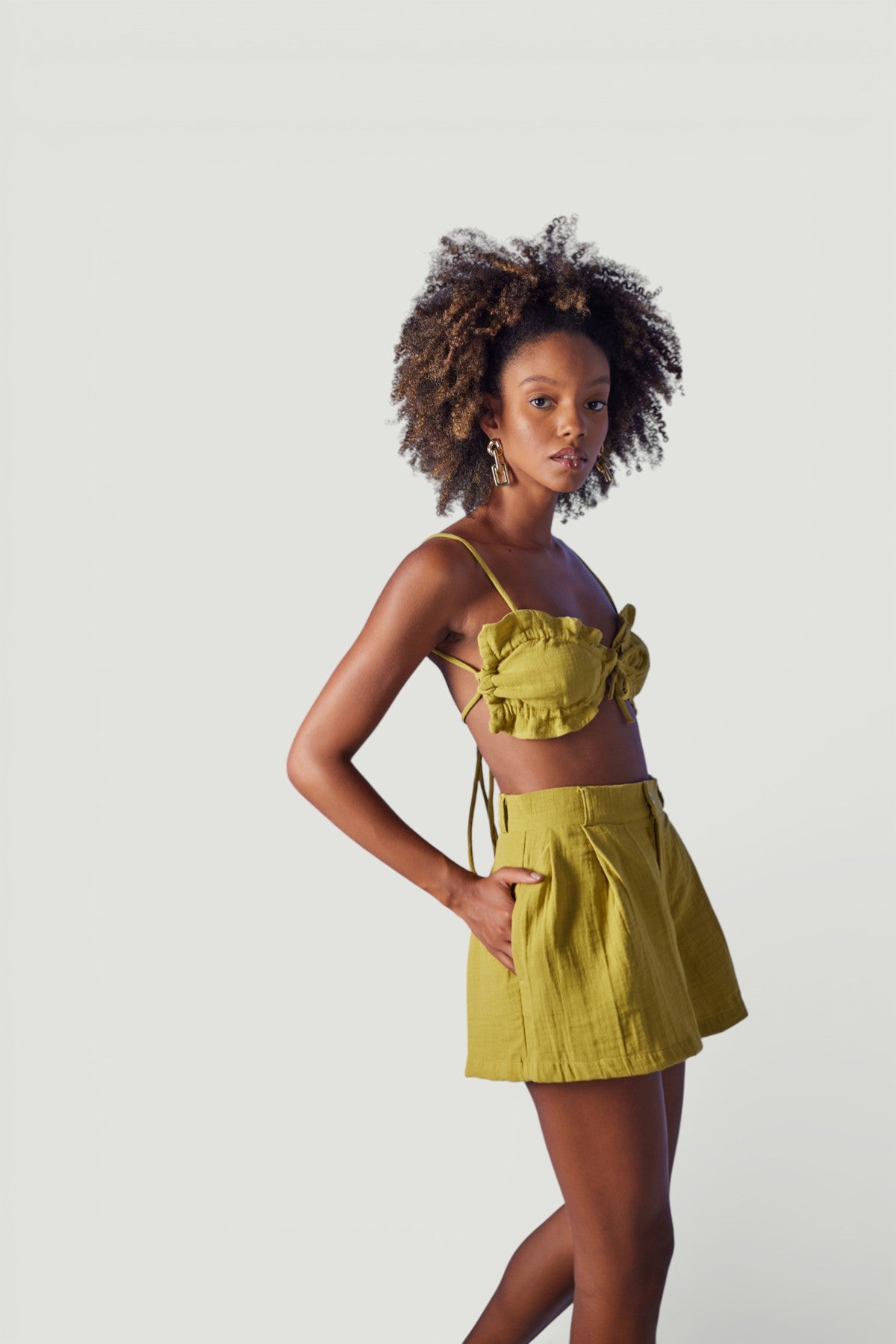 Image of Crop Model Bağlamalı Playa Büstiyer Yeşil