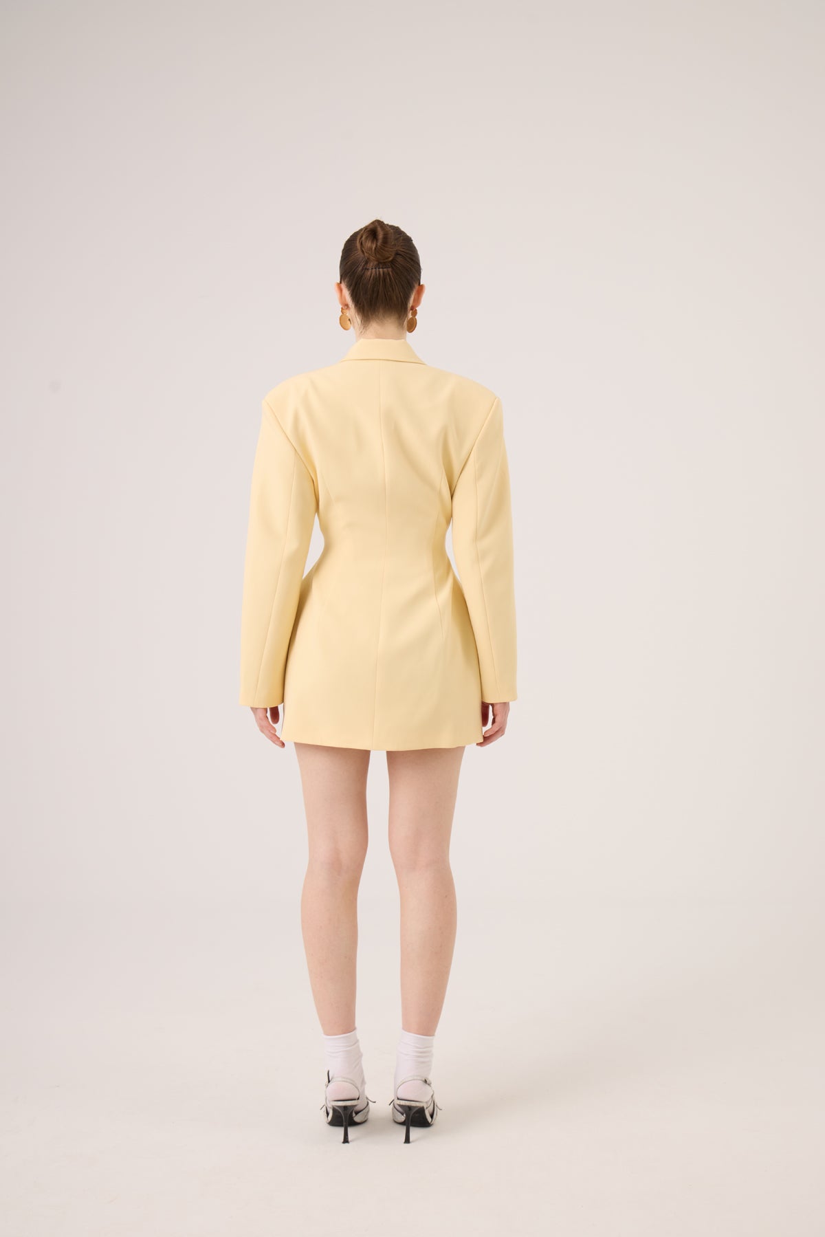 Image of Belden Oturmalı Galina Blazer Ceket Sarı