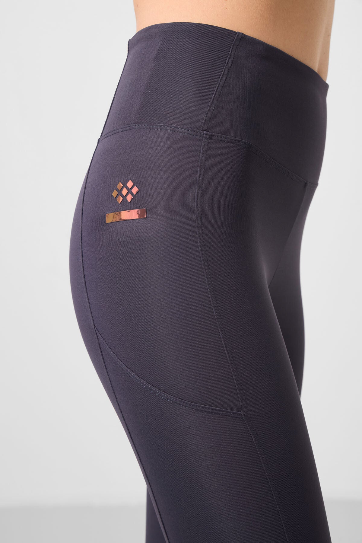 Image of Antrasit Esnek Standart Fit Performans Kadın Tayt - 94667