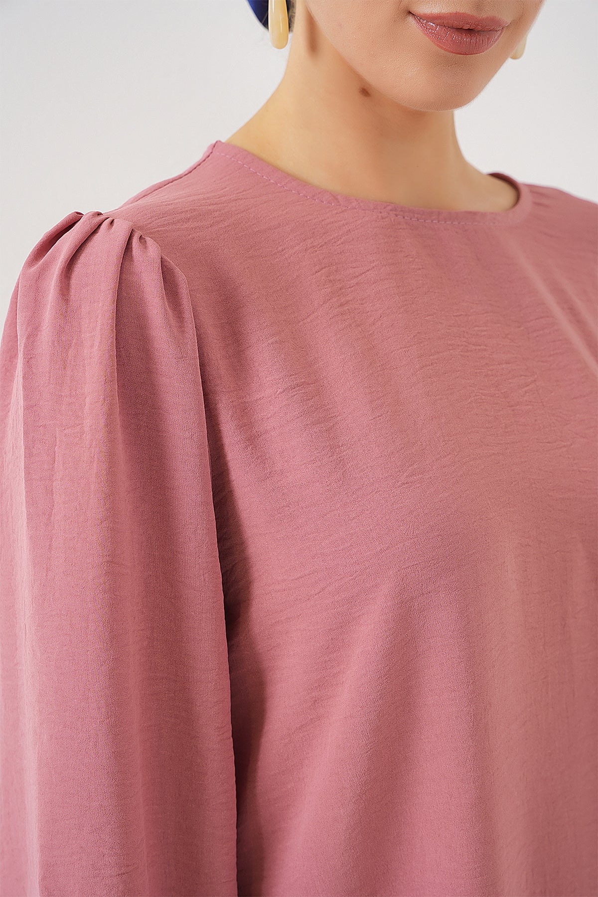 Image of Ayrobin Tunik Pantolon Alt Üst Takım 6712 - Pembe