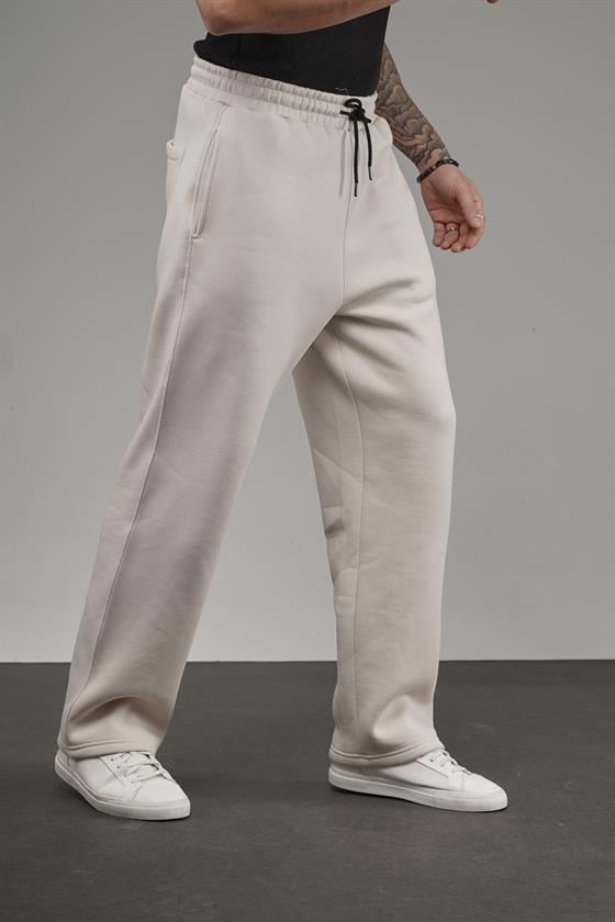 Image of Pantaloni de trening largi cu talie elastică