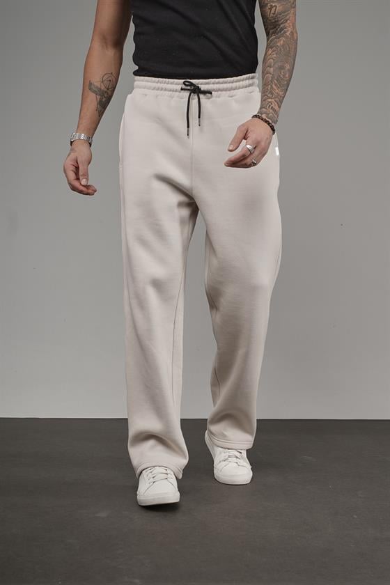 Image of Pantaloni de trening largi cu talie elastică