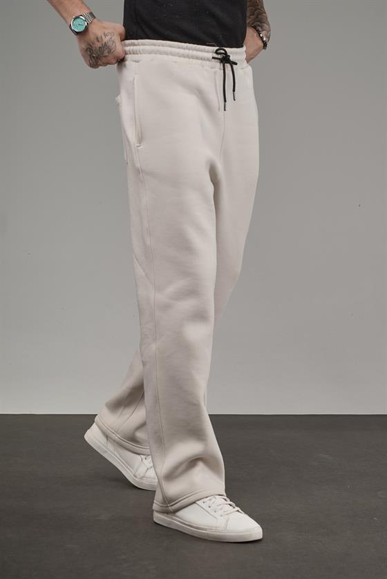 Image of Pantaloni de trening largi cu talie elastică