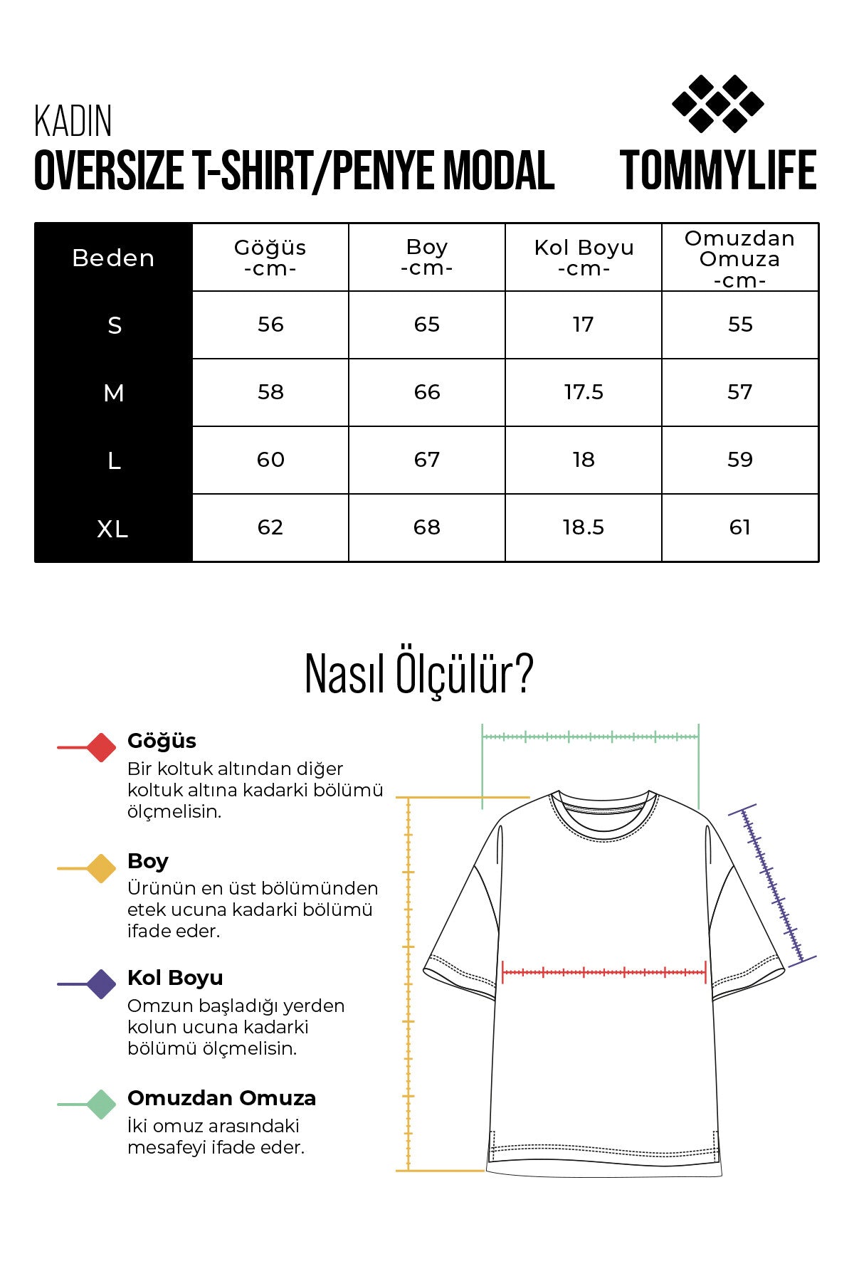 Image of Açık Mavi Penye Modal Yumuşak Tuşeli Oversize Fit Basic Kadın T-Shirt- 97285