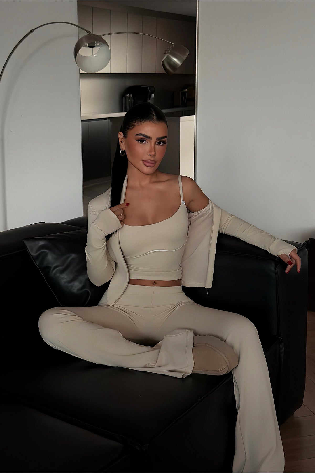 Image of Bej Clevny Takım ATE-4243