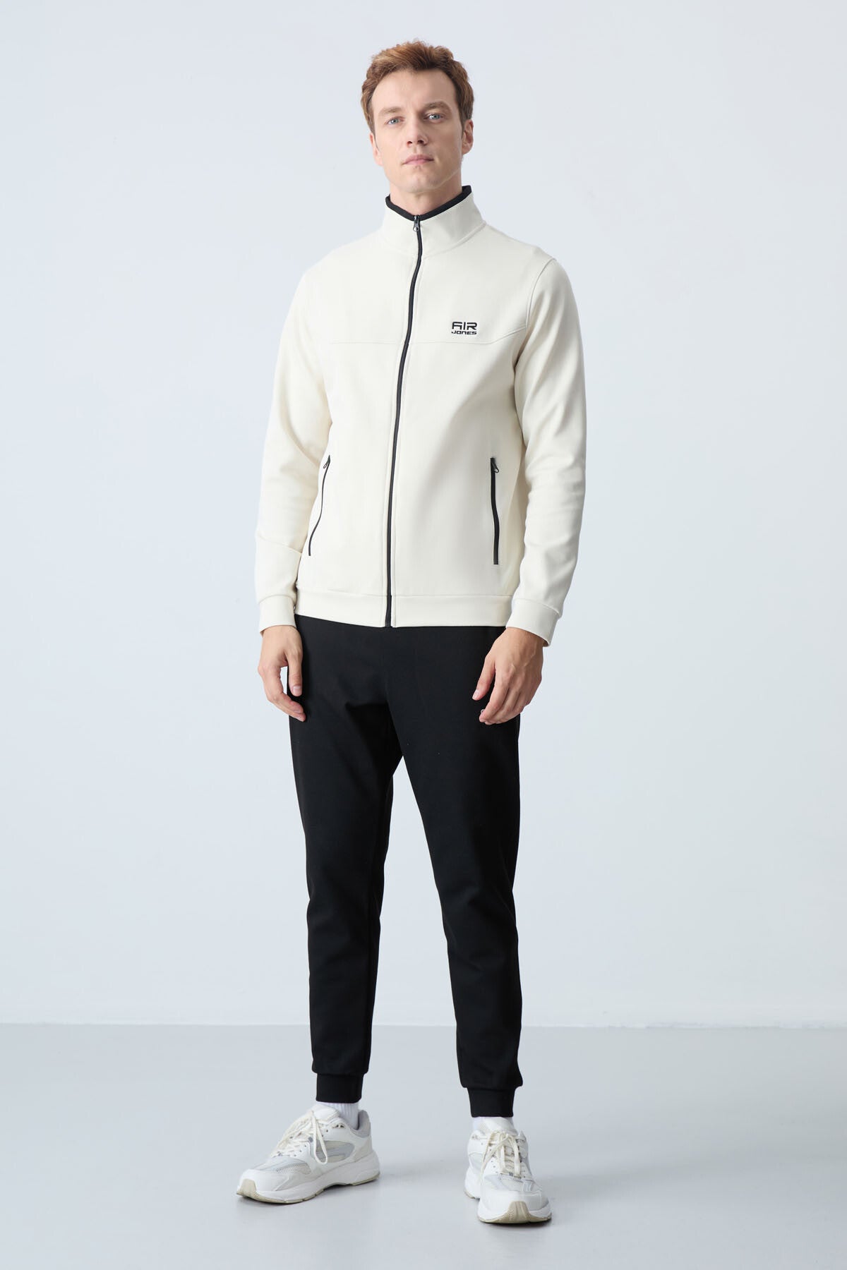 Image of Hugo Bej - Siyah Jogger Erkek Eşofman Takım - 85198