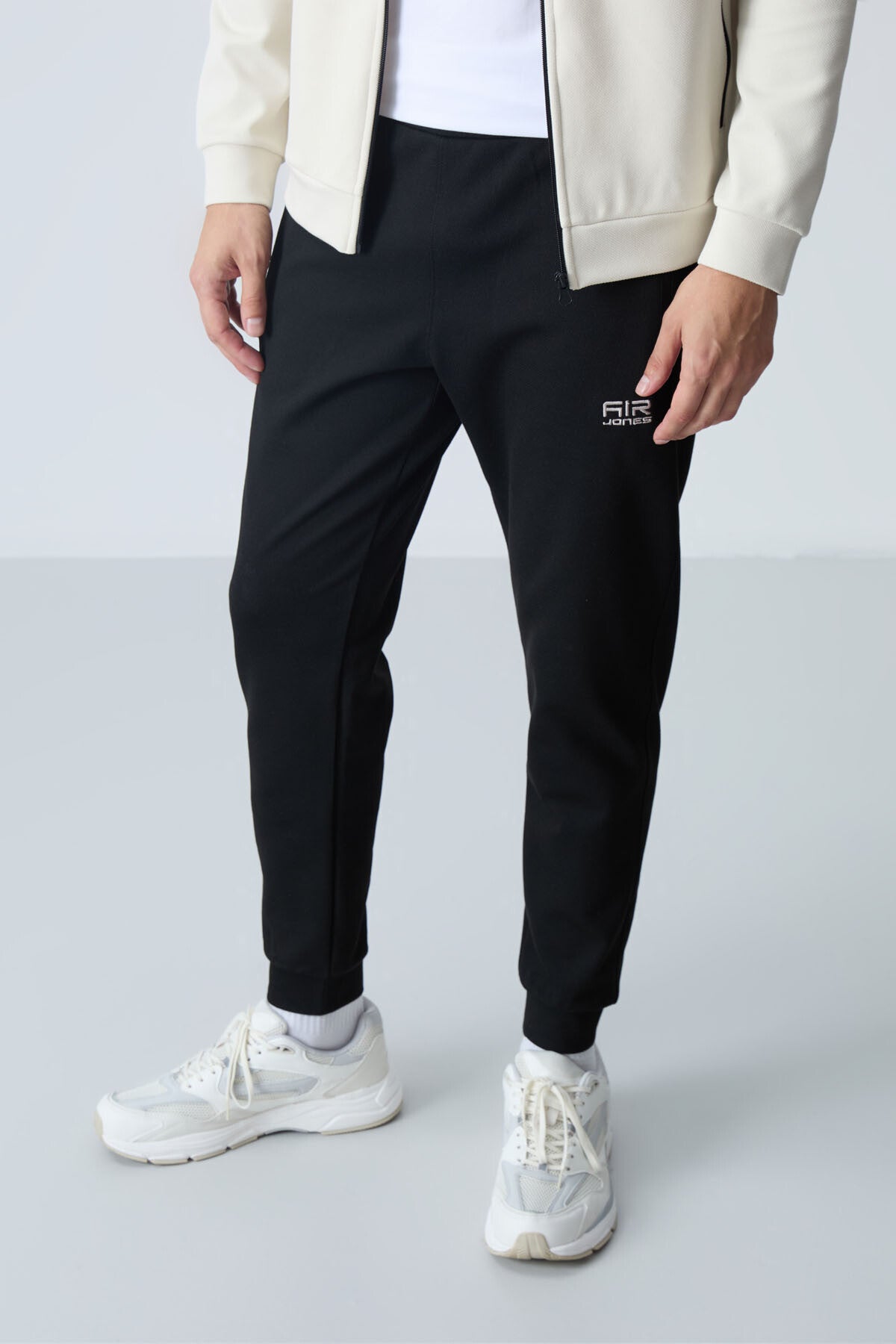 Image of Hugo Bej - Siyah Jogger Erkek Eşofman Takım - 85198