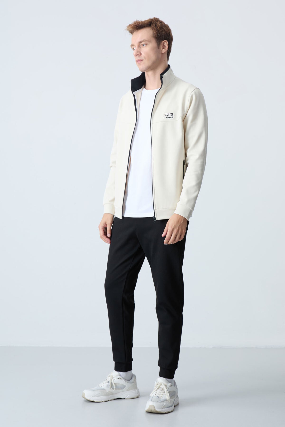 Image of Hugo Bej - Siyah Jogger Erkek Eşofman Takım - 85198