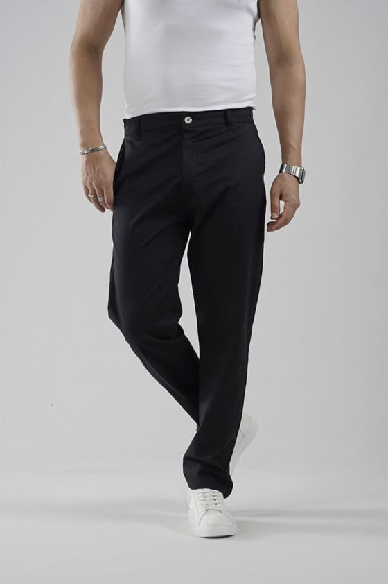 Image of Beli Lastikli Regular Kalıp Chino Likralı Erkek Pantolon