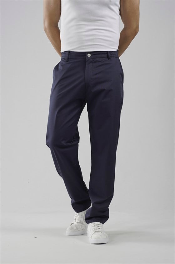 Image of Beli Lastikli Regular Kalıp Chino Likralı Erkek Pantolon
