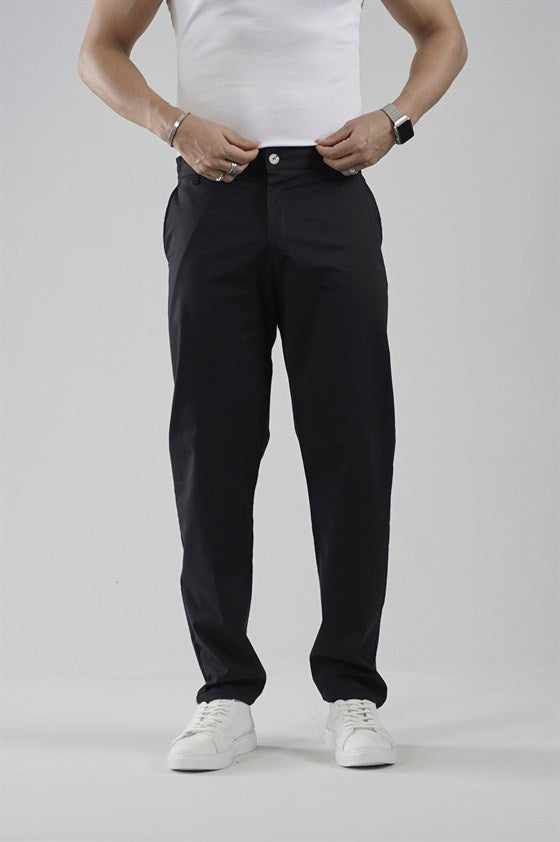 Image of Beli Lastikli Regular Kalıp Chino Likralı Erkek Pantolon