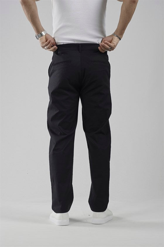 Image of Beli Lastikli Regular Kalıp Chino Likralı Erkek Pantolon