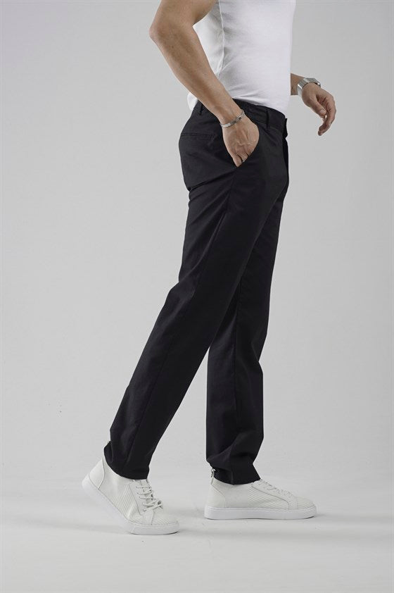 Image of Beli Lastikli Regular Kalıp Chino Likralı Erkek Pantolon