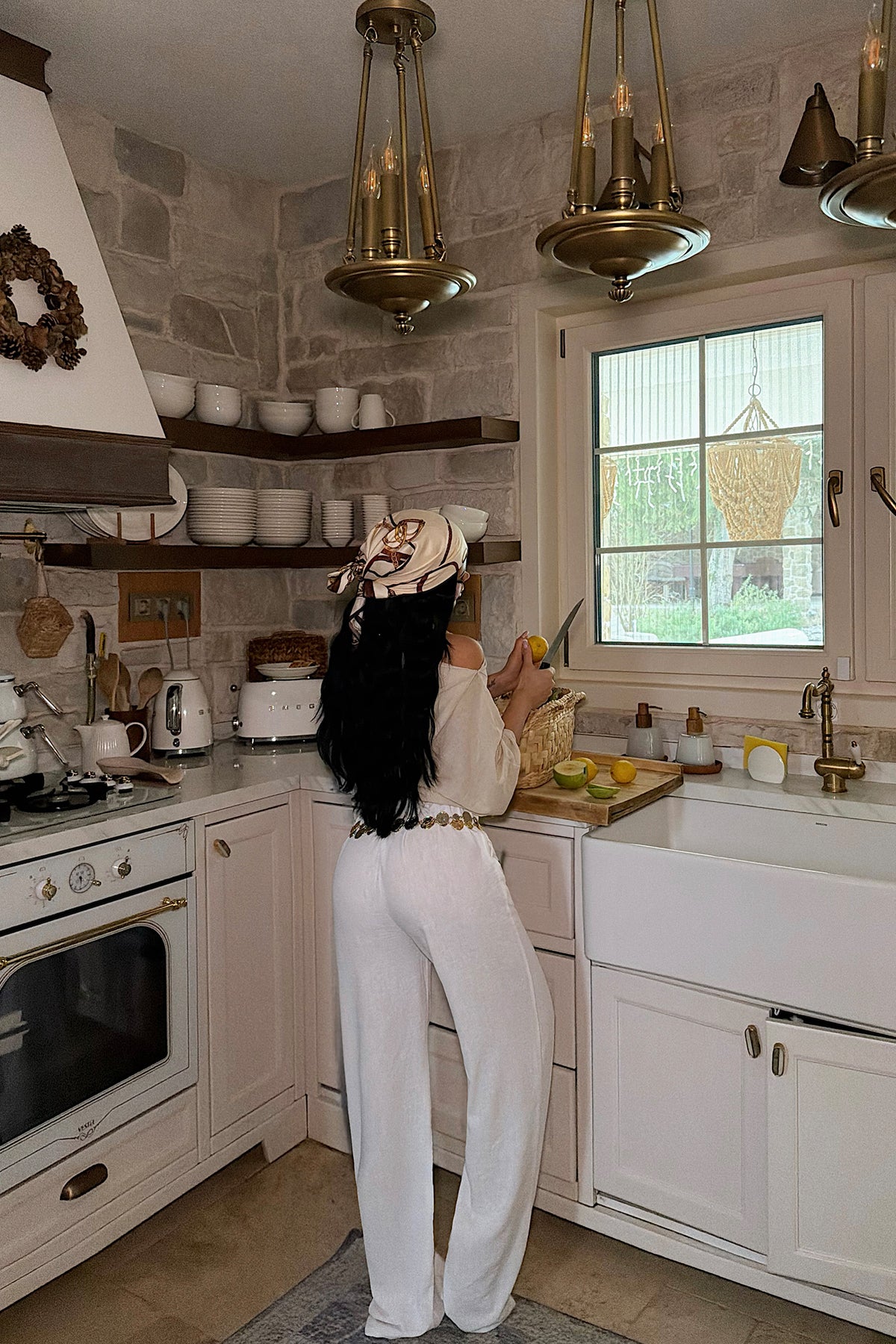 Image of Beyaz Lino Pantolon ATE-4824