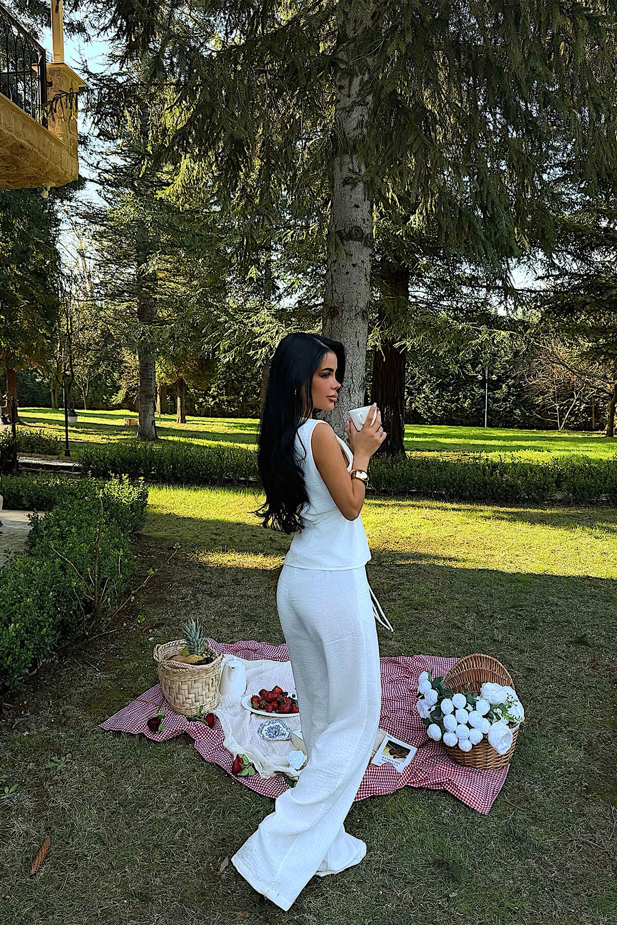 Image of Beyaz Wollika Takım ATE-4894