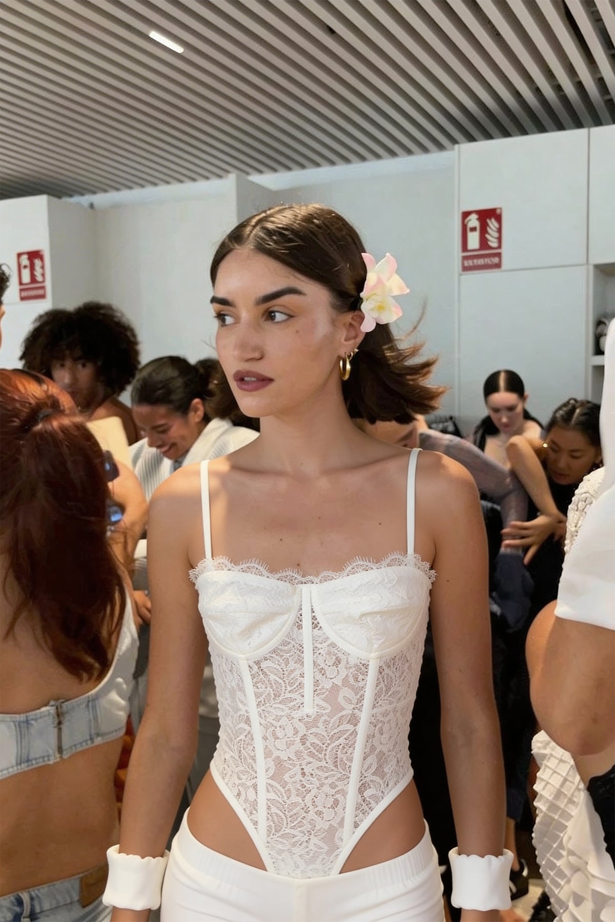 Image of Beyaz Aqipur Bodysuit ATE-4983