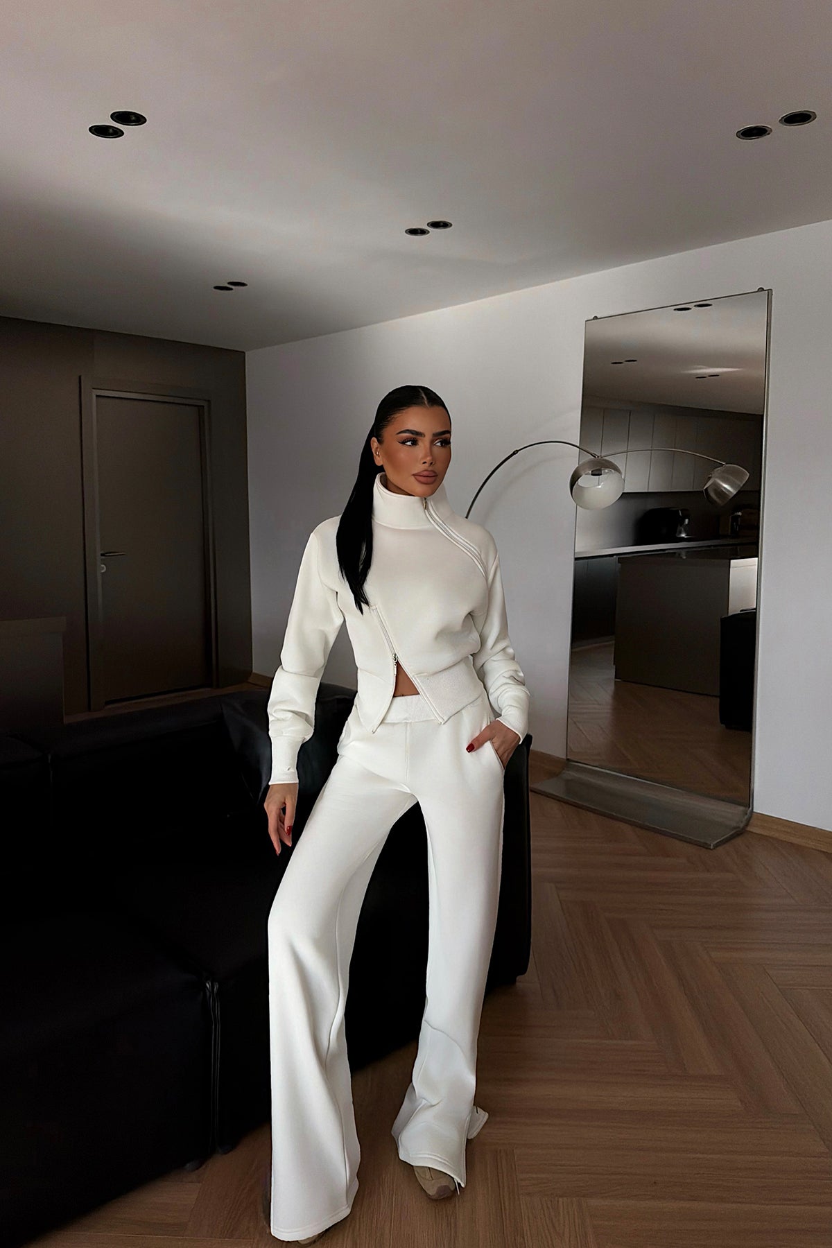 Image of Beyaz Belleza Eşofman Takımı  ATE-4298