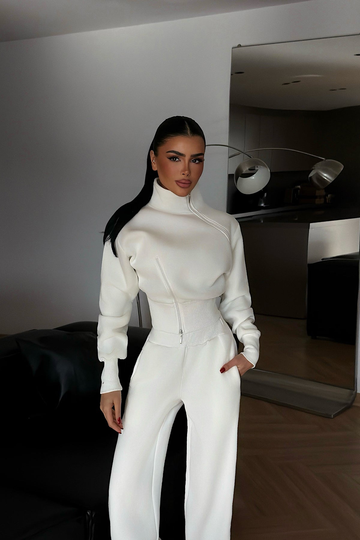 Image of Beyaz Belleza Eşofman Takımı  ATE-4298