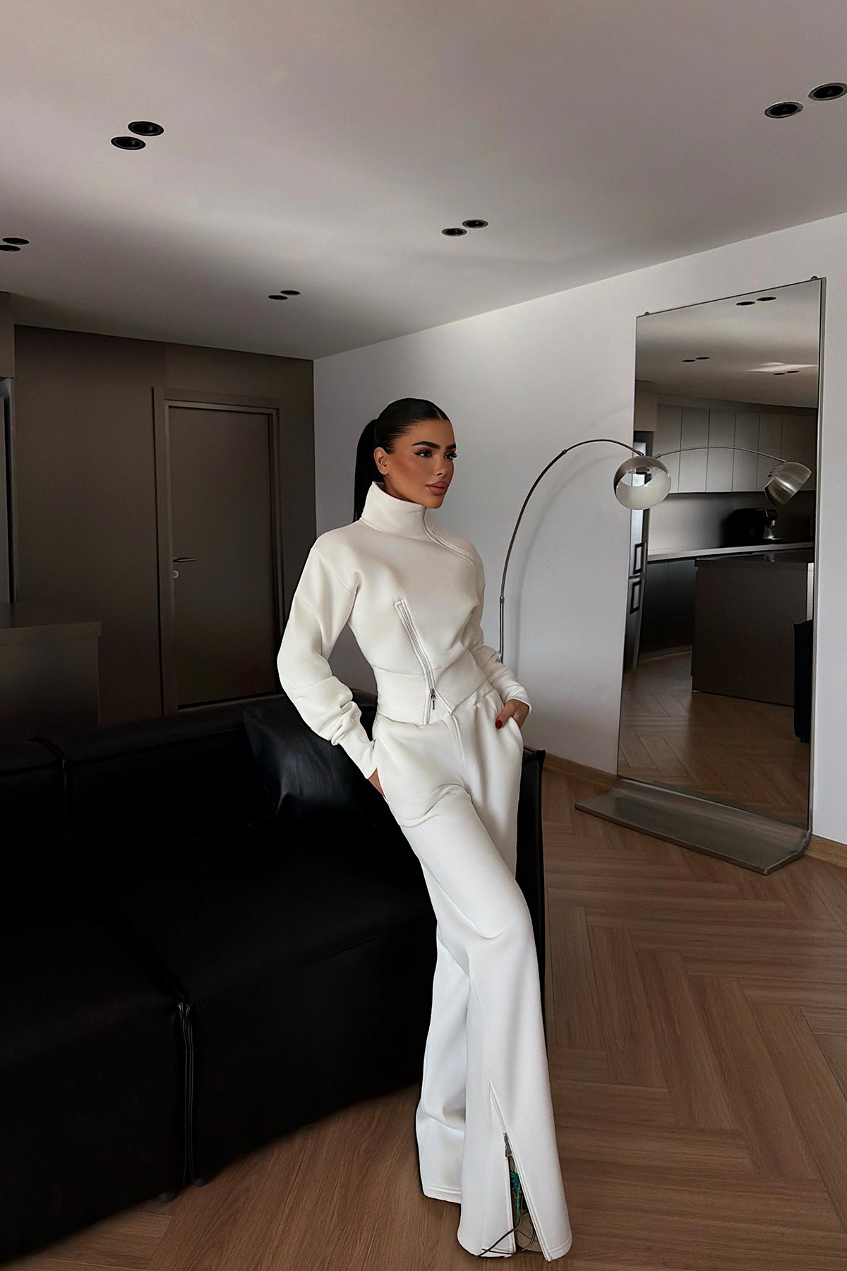 Image of Beyaz Belleza Eşofman Takımı  ATE-4298