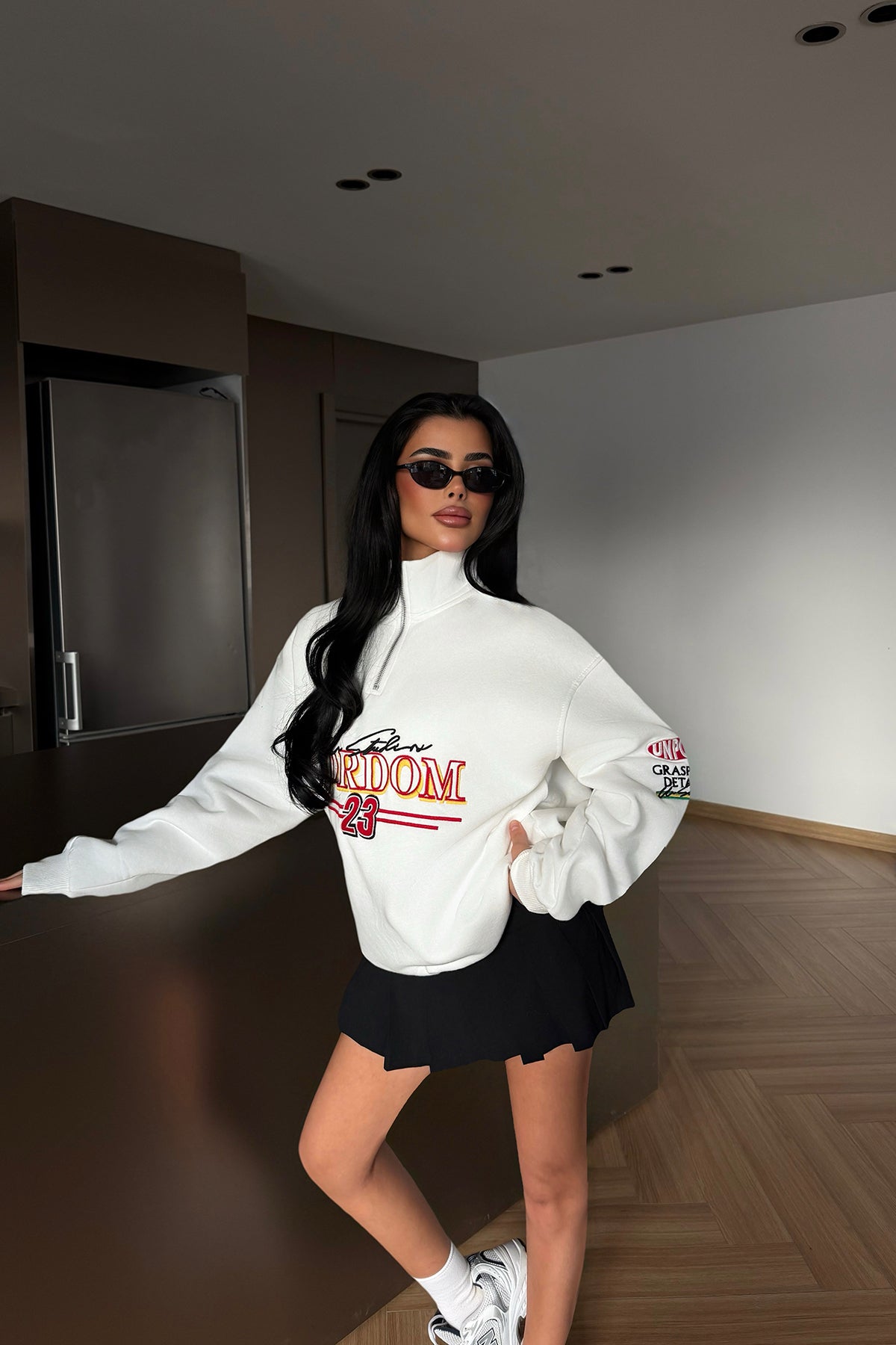 Image of Beyaz Kitanya Sweatshirt ATE-4610