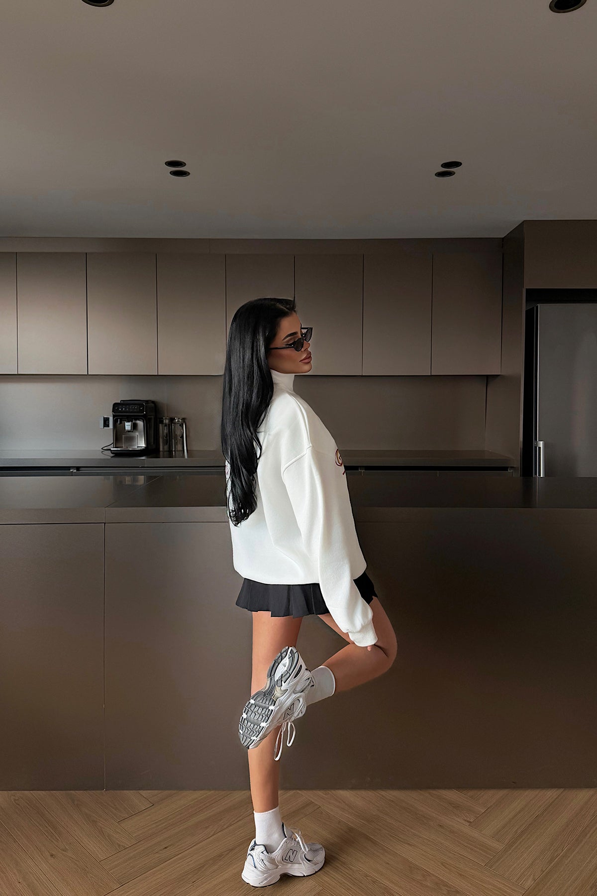 Image of Beyaz Kitanya Sweatshirt ATE-4610