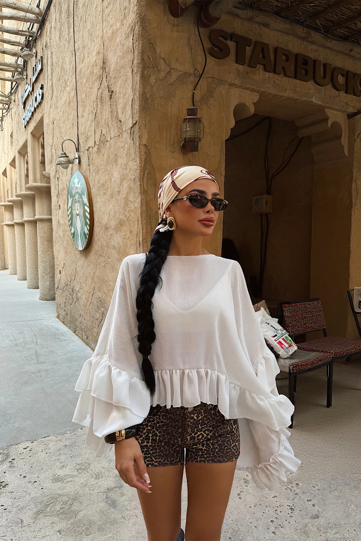 Image of Beyaz Marfa Bluz ATE-4892