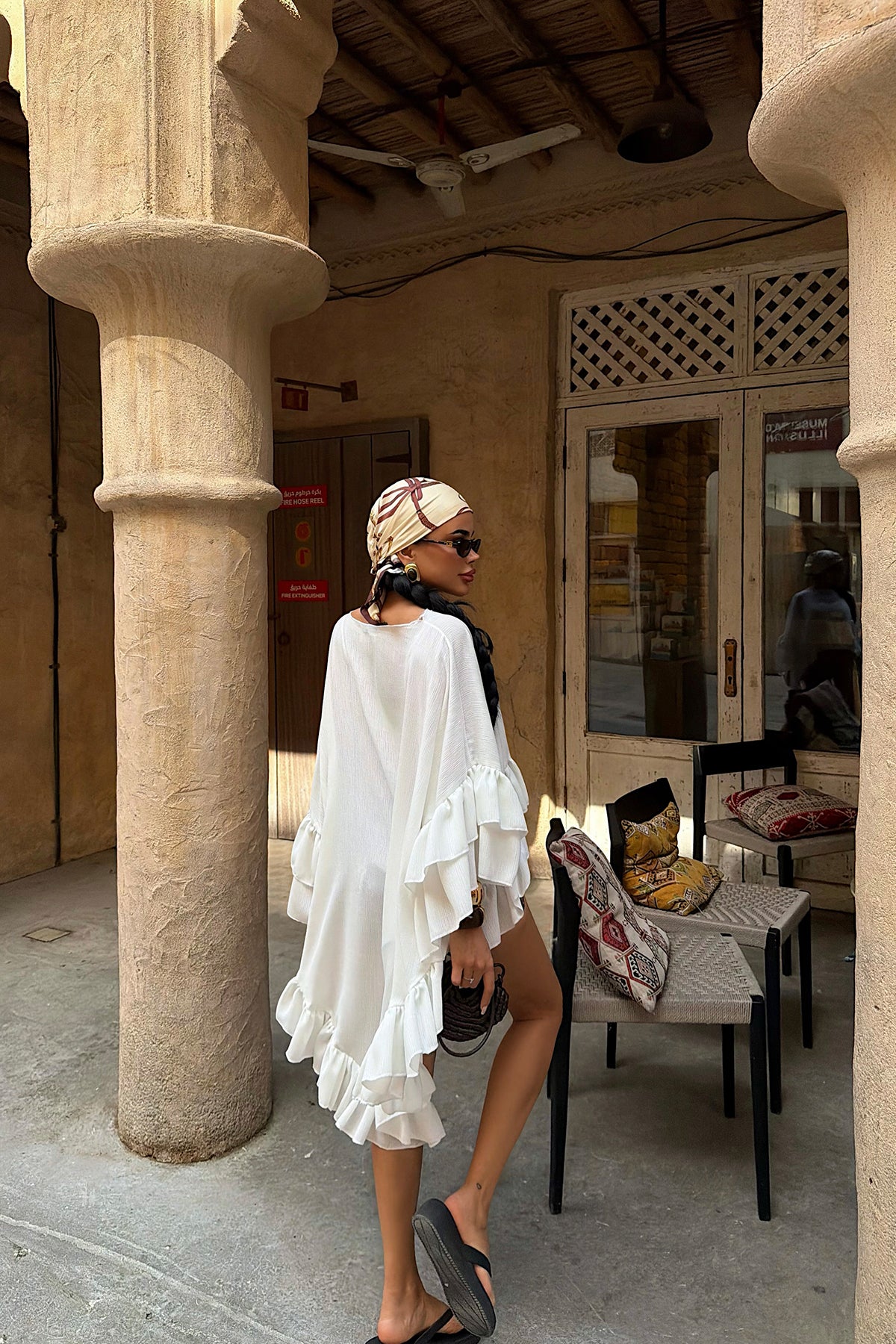 Image of Beyaz Marfa Bluz ATE-4892