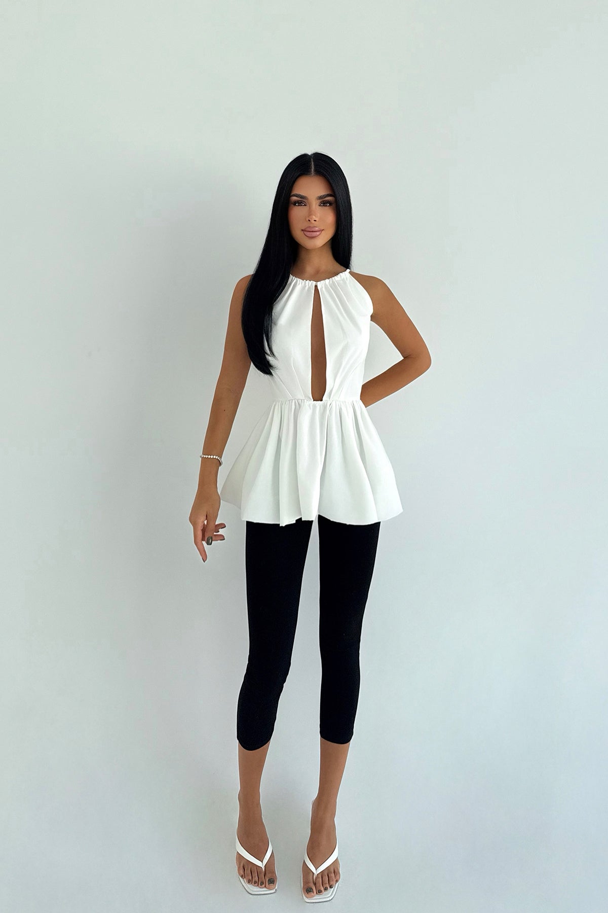 Image of Beyaz Smock Bluz ATE-3445