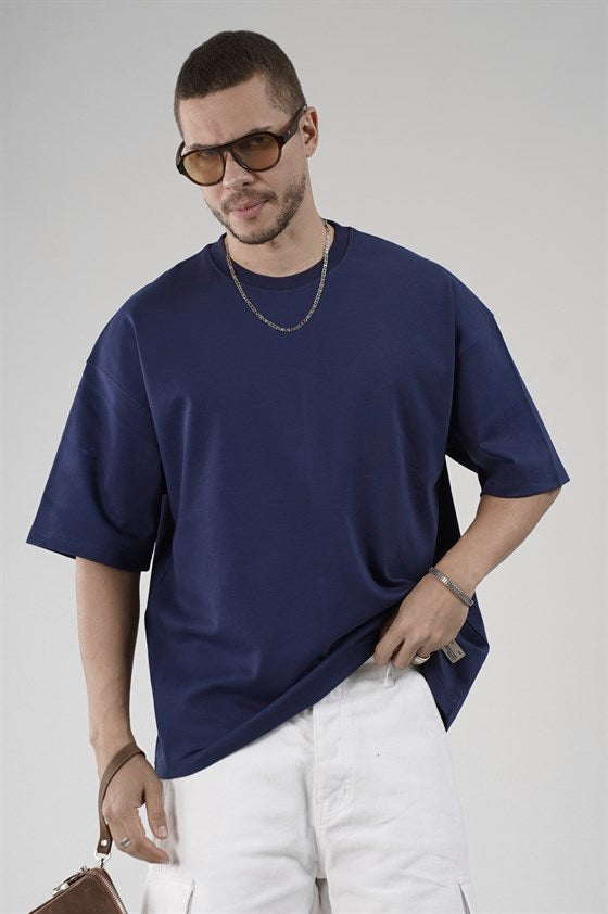 Image of Crew Neck Oversize Men's Supreme T-Shirt