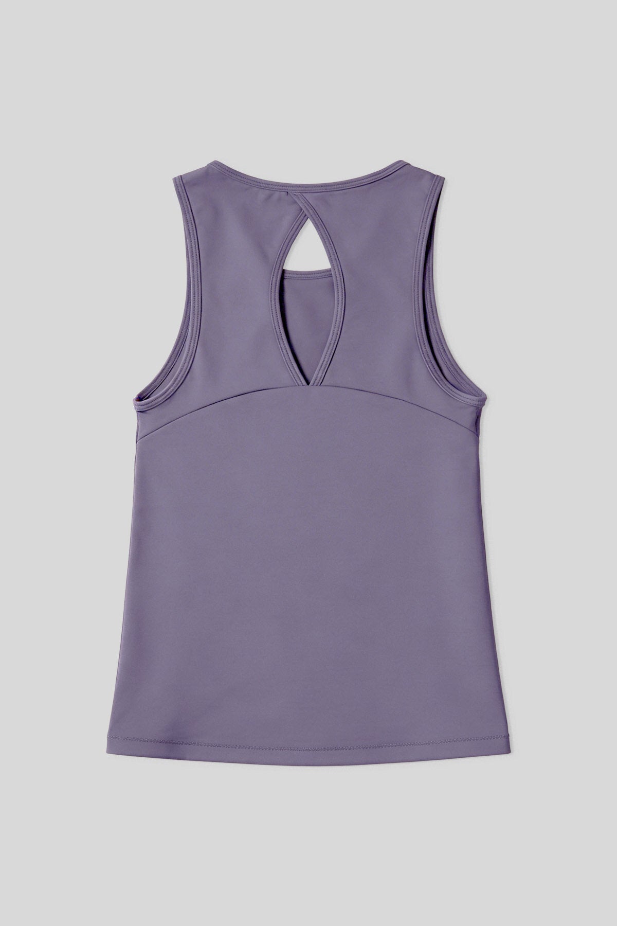 Image of Eflatun Standart Fit Çapraz Sırt Detaylı Kadın Spor Atlet - 97296