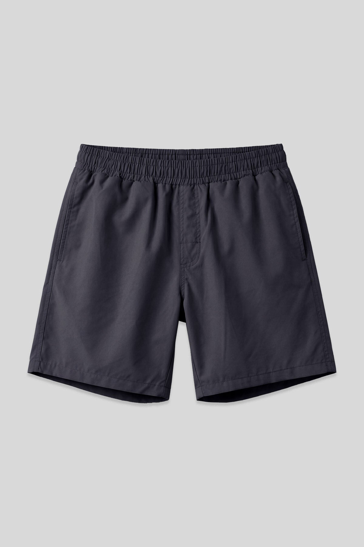 Image of Pantaloni scurți de baie pentru bărbați, antracit, cu uscare rapidă, croială standard - 81237