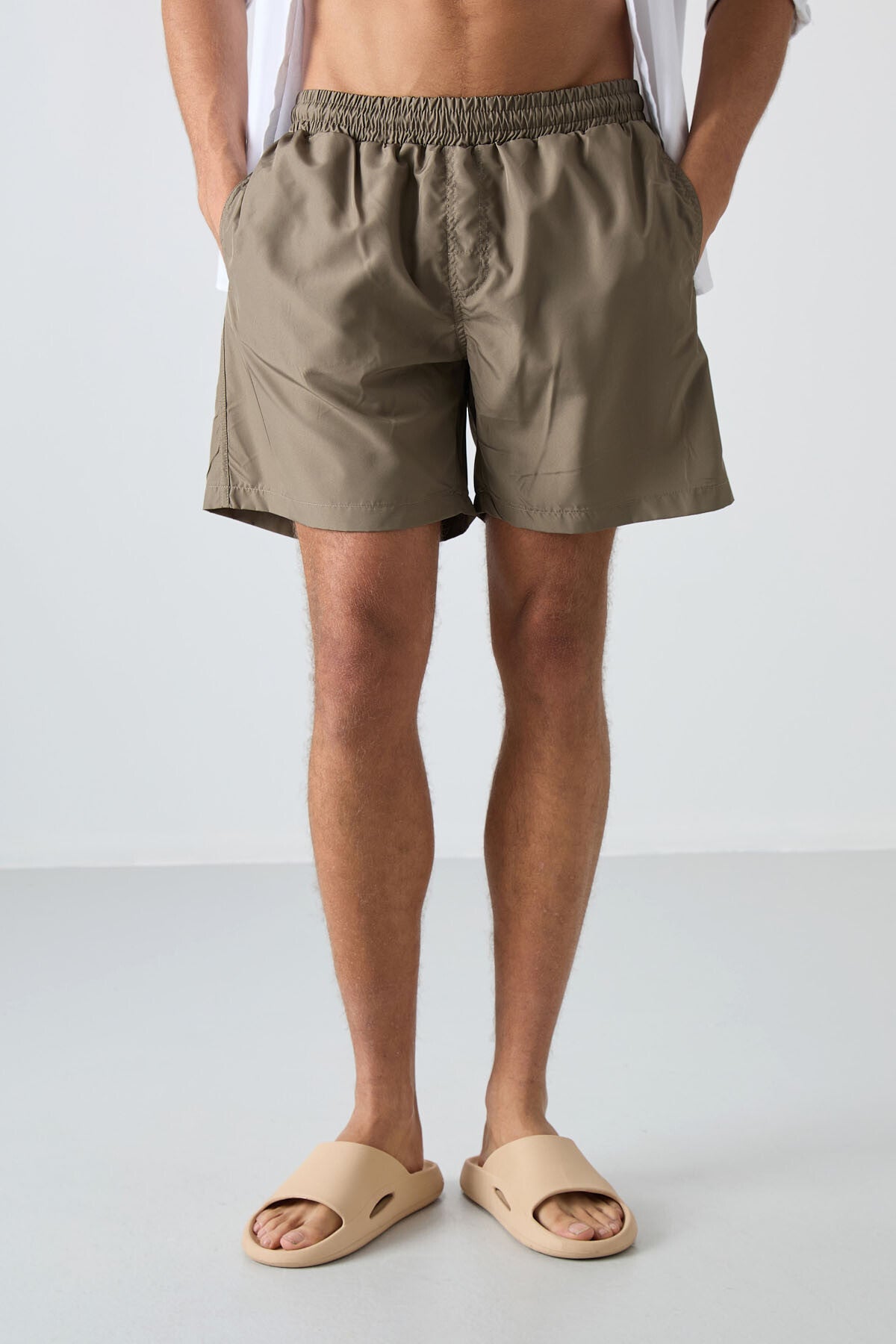 Image of Camel Hızlı Kuruyan Standart Fit Erkek Deniz Şortu - 81237