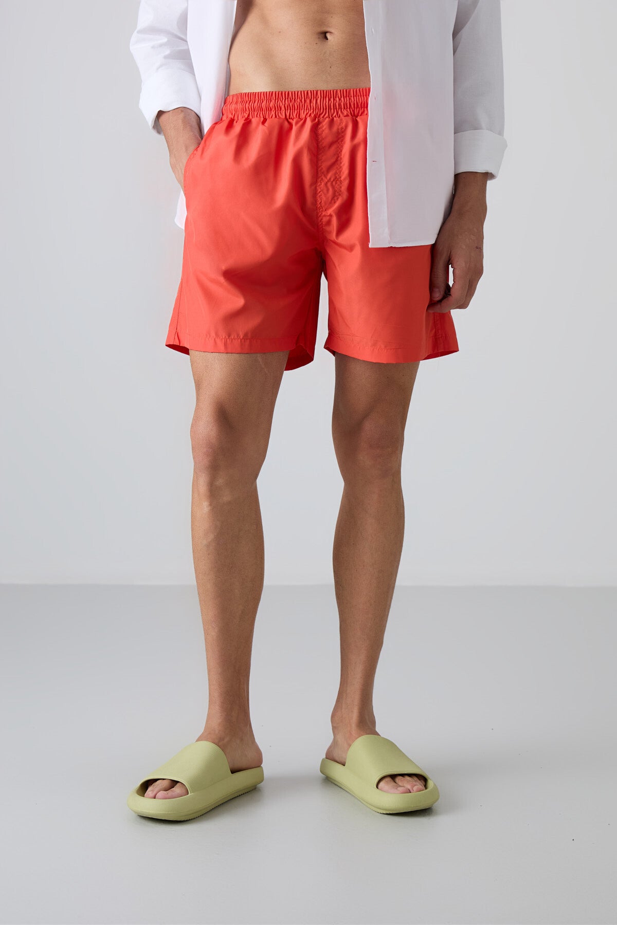 Image of Oranj Hızlı Kuruyan Standart Fit Erkek Deniz Şortu - 81237