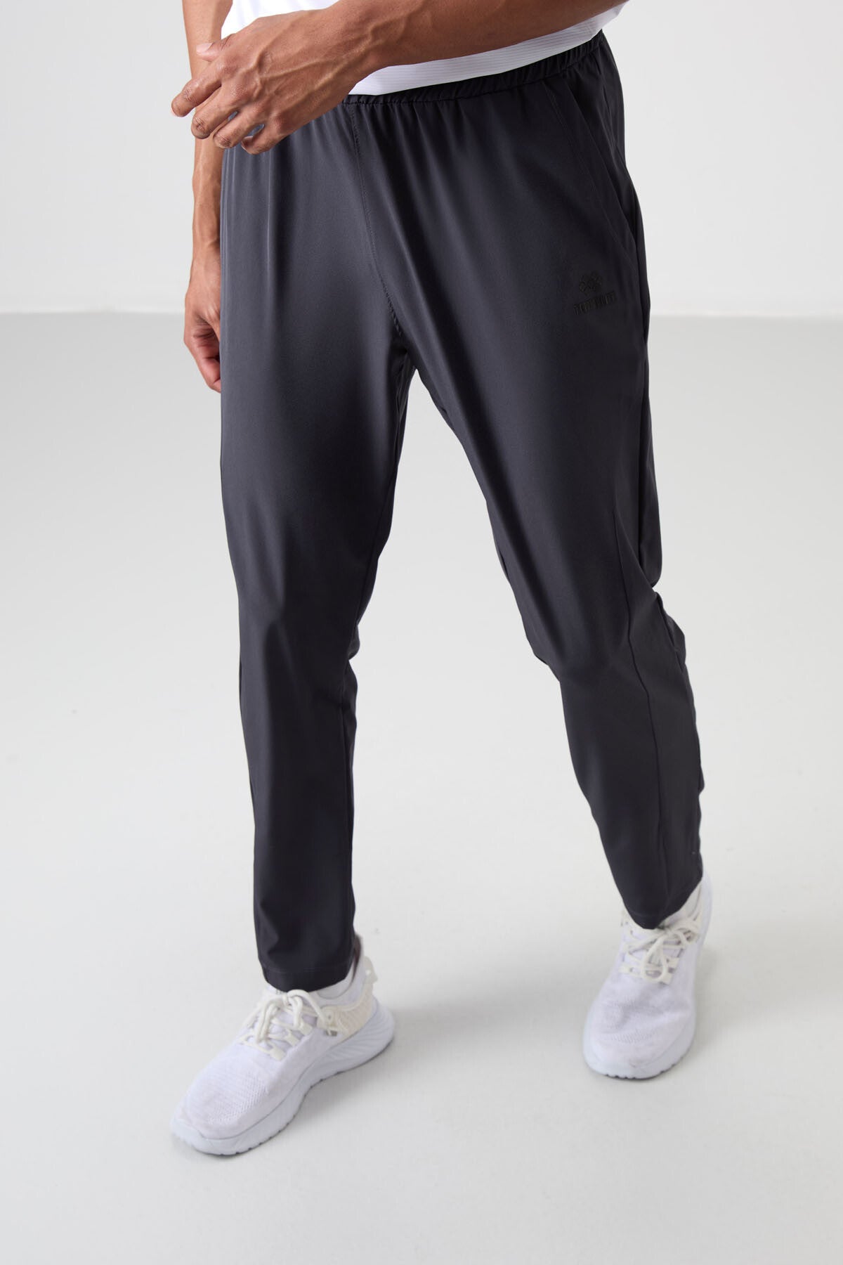 Image of Antrasit İnce Yumuşak Comfort Fit Erkek Eşofman Alt - 82119