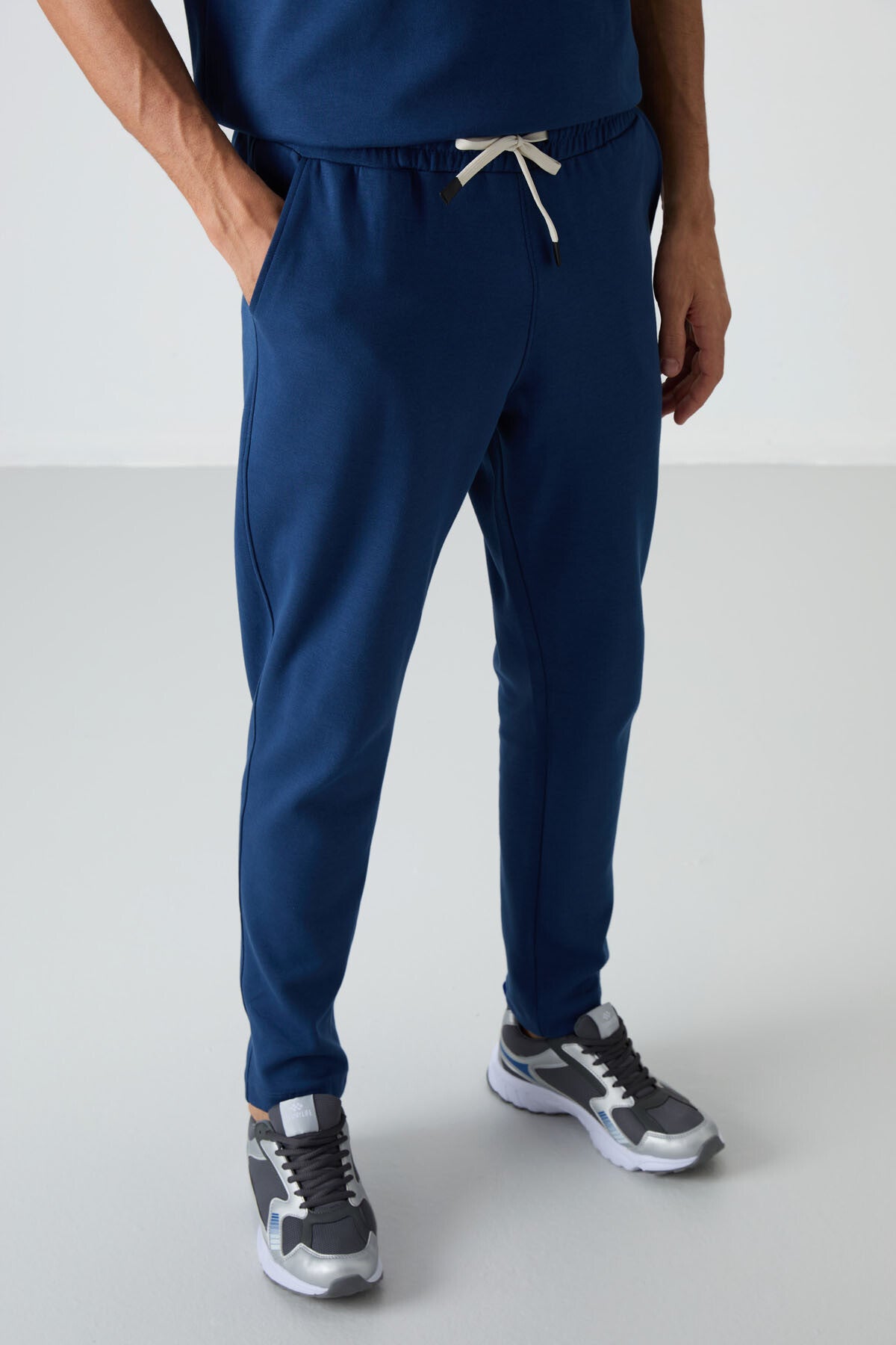 Image of Parlament Pamuklu Kalın Yumuşak Dokulu Oversize Fit Basic Erkek Eşofman Takım - 85251
