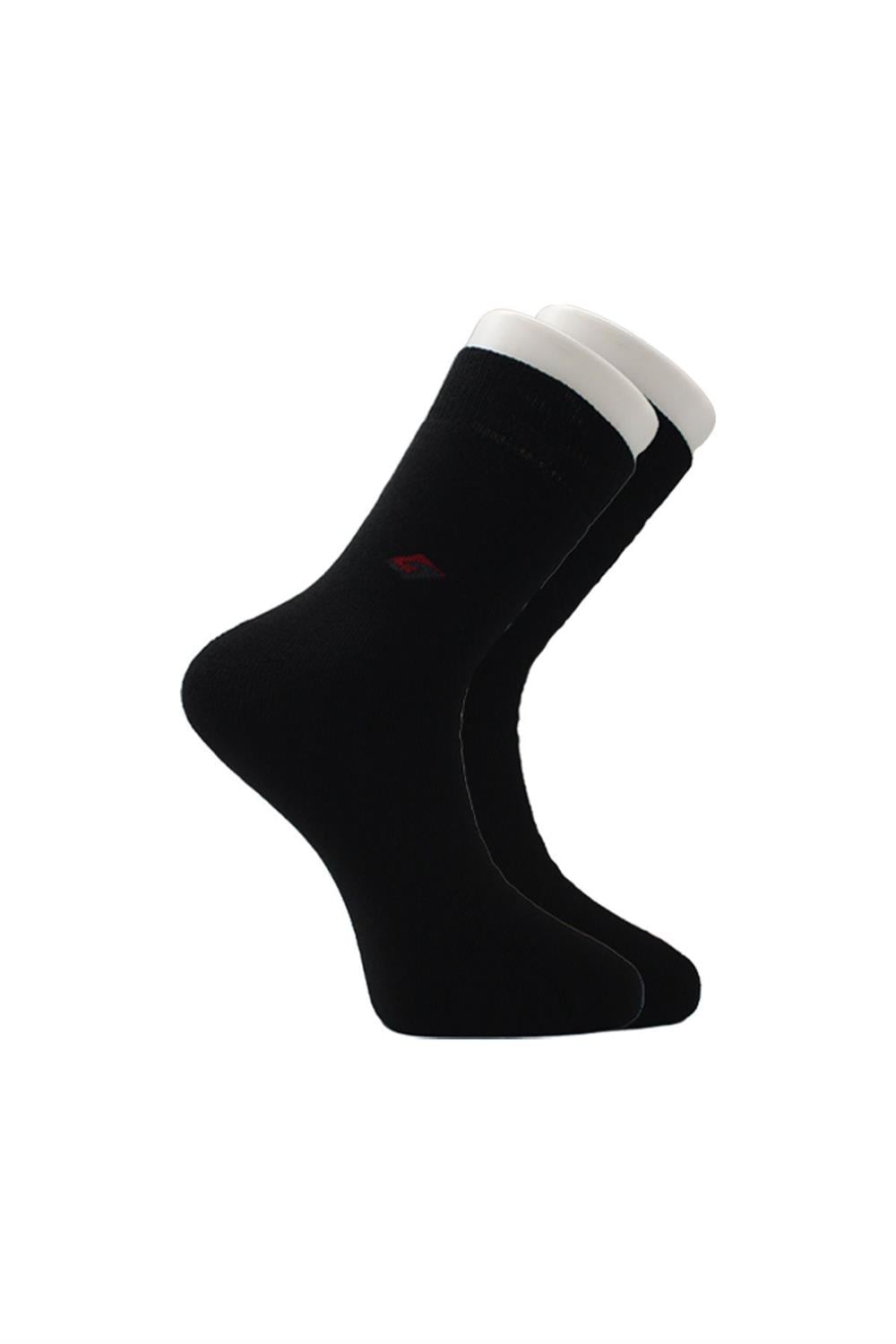 Image of Șosete termice groase de iarnă pentru bărbați, din bumbac terry, cu model, multicolore, set de 4