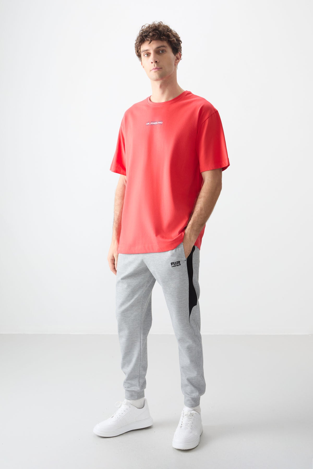 Image of Fiesta %100 Pamuk Kalın Yumuşak Dokulu Oversize Fit Baskılı Erkek T-Shirt - 88354