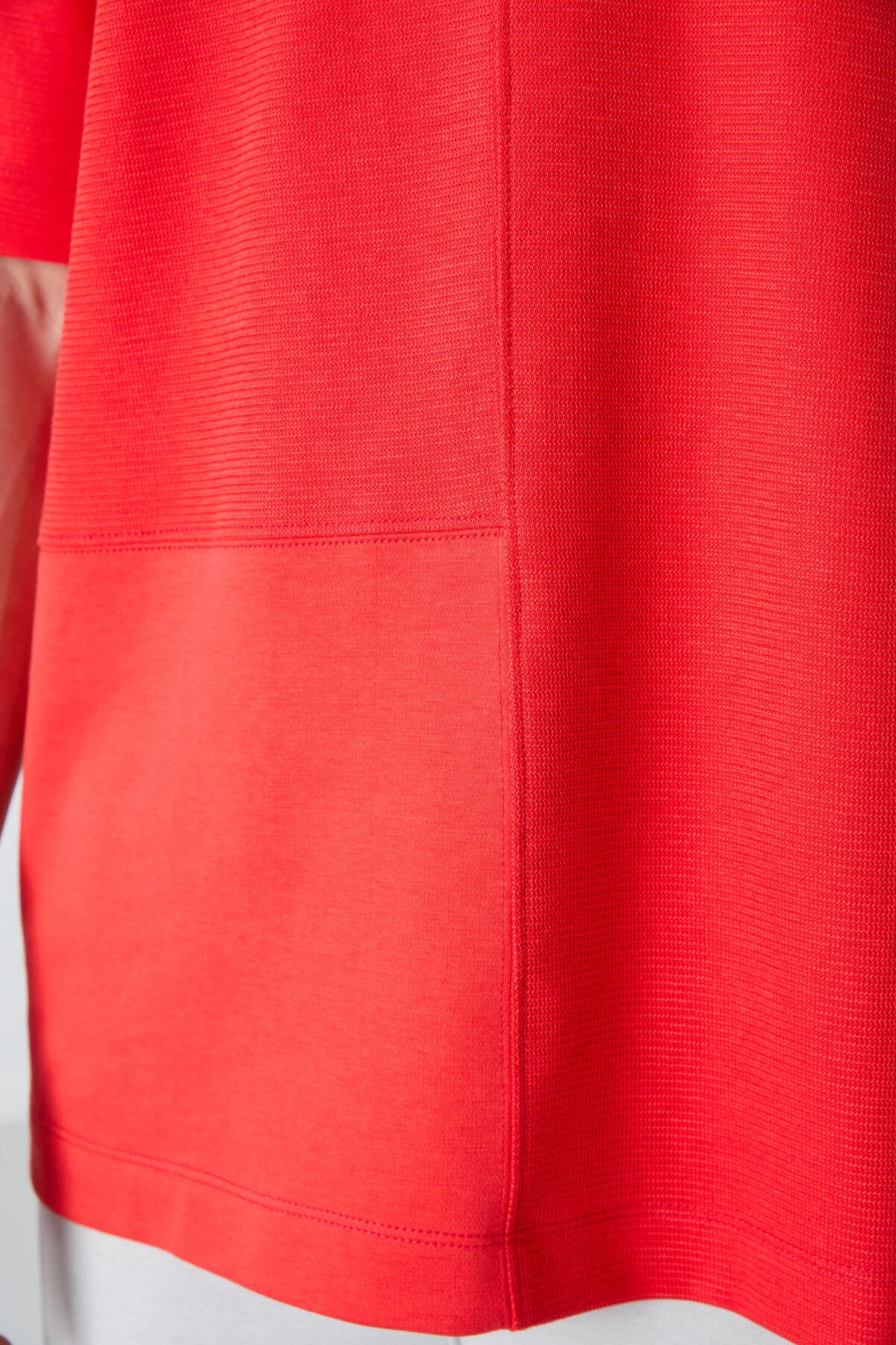 Image of Tricou bărbătesc Fiesta din bumbac gros, texturat, croială supradimensionată, de bază - 88337