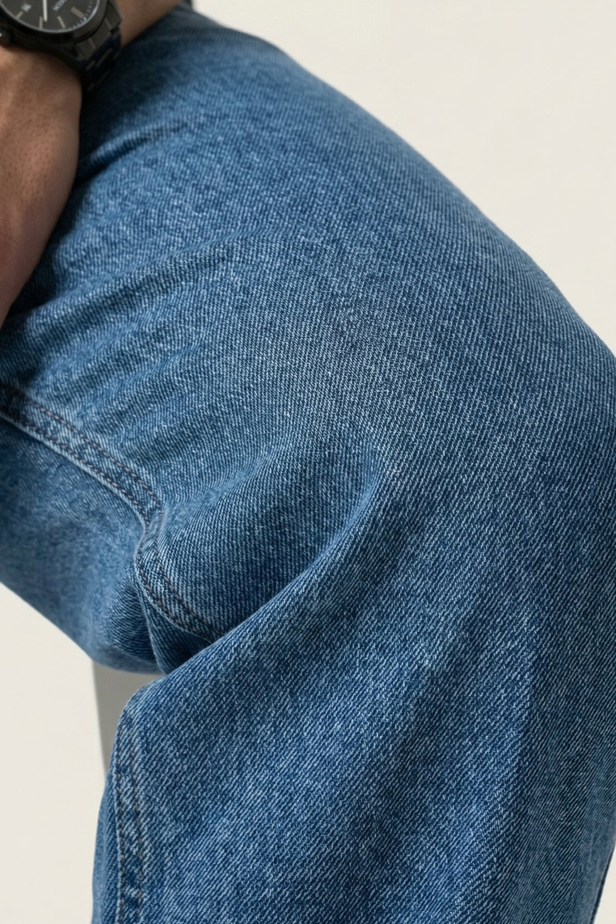Image of Erkek Rahat Kesim Baggy Jean Pantolon 30073 - Lacivert