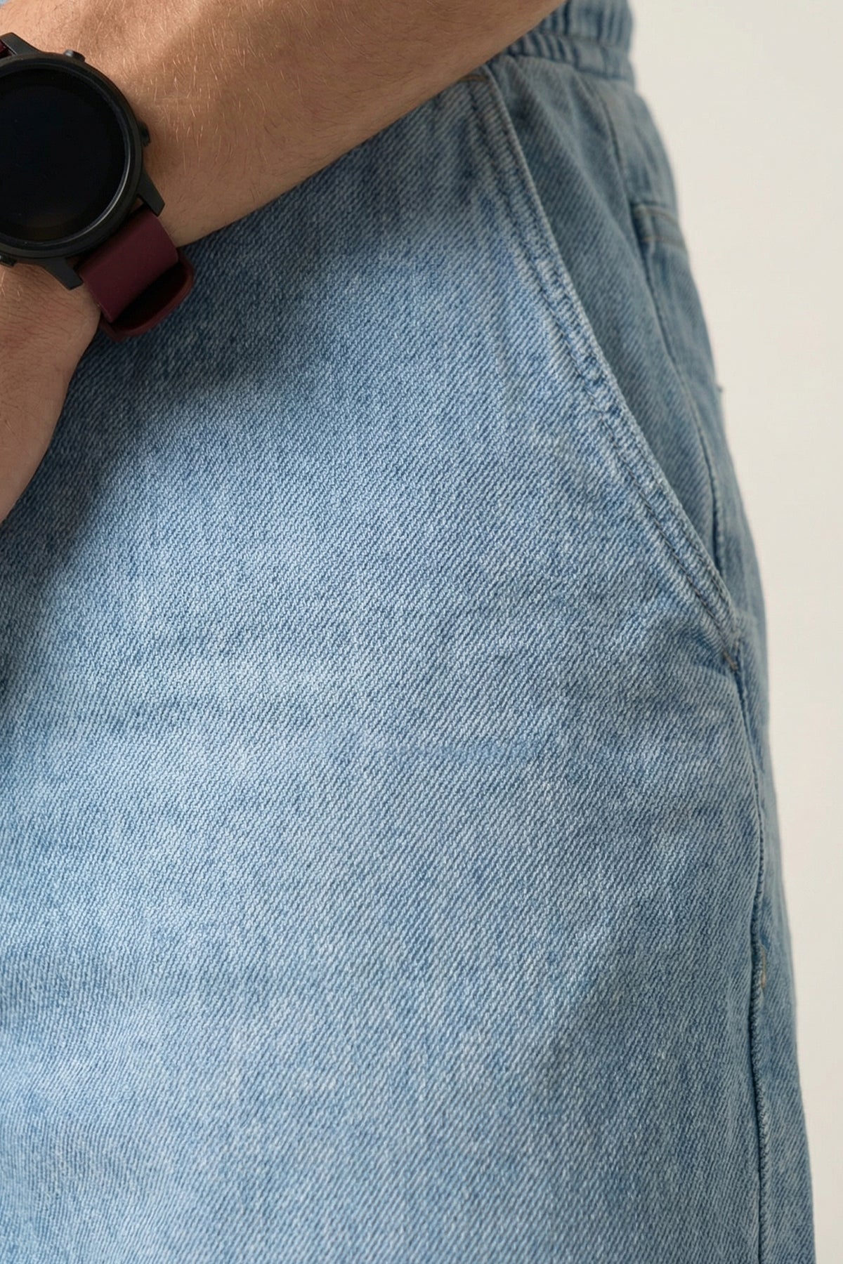 Image of Erkek Rahat Kesim Baggy Jean Pantolon 30073 - Mavi