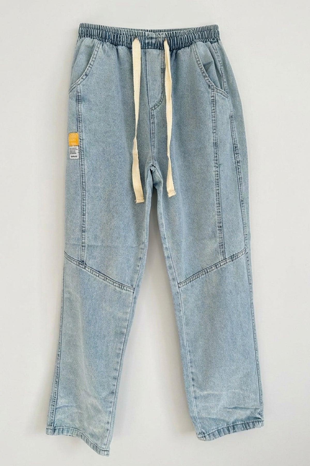 Image of Erkek Rahat Kesim Baggy Jean Pantolon 30074 - Mavi
