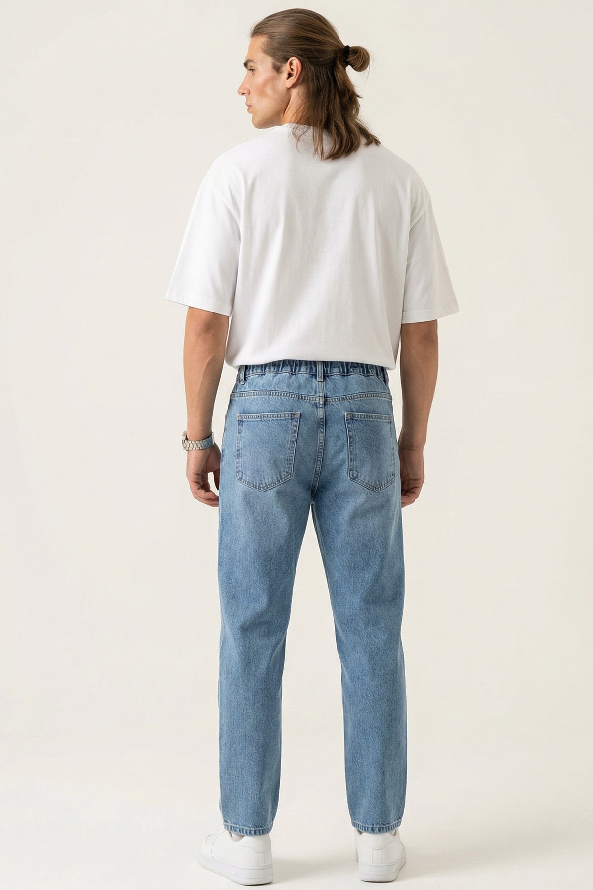 Image of Erkek Rahat Kesim Baggy Jean Pantolon 30075 - İndigo