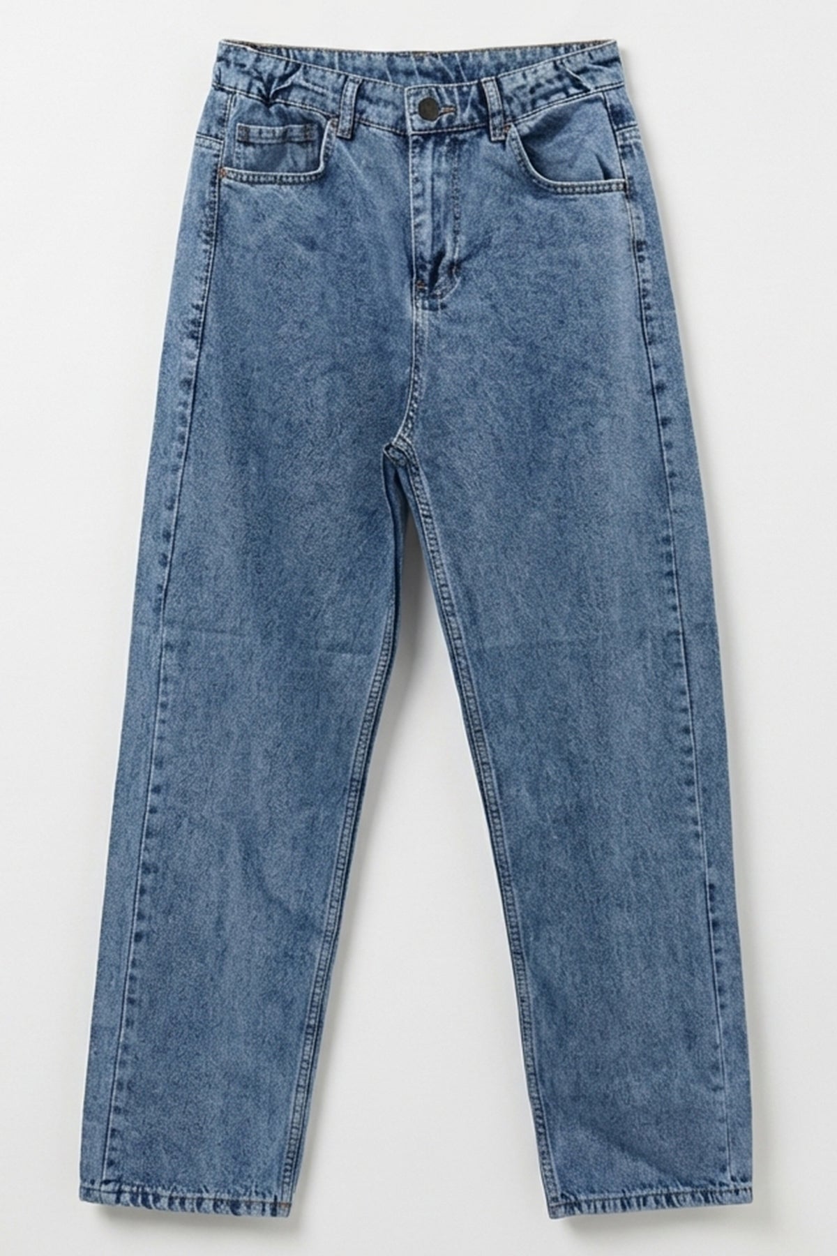 Image of Erkek Rahat Kesim Baggy Jean Pantolon 30075 - İndigo