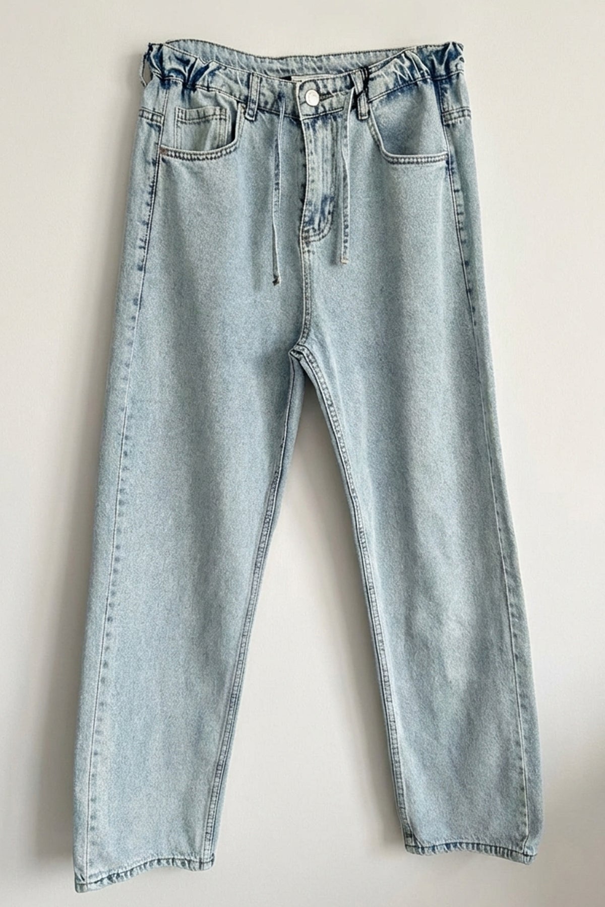 Image of Erkek Rahat Kesim Baggy Jean Pantolon 30075 - Mavi
