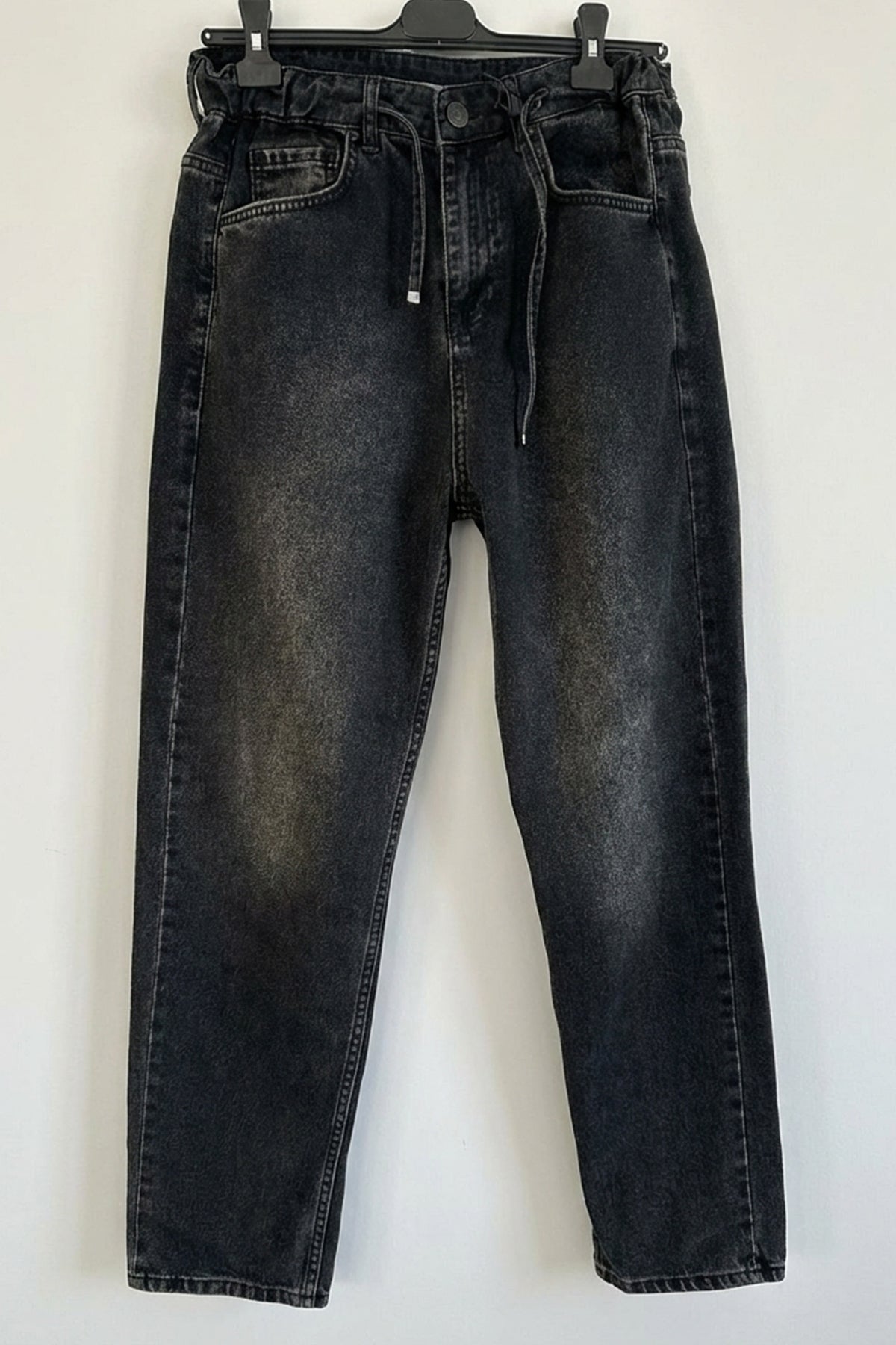 Image of Erkek Rahat Kesim Baggy Jean Pantolon 30075 - Siyah