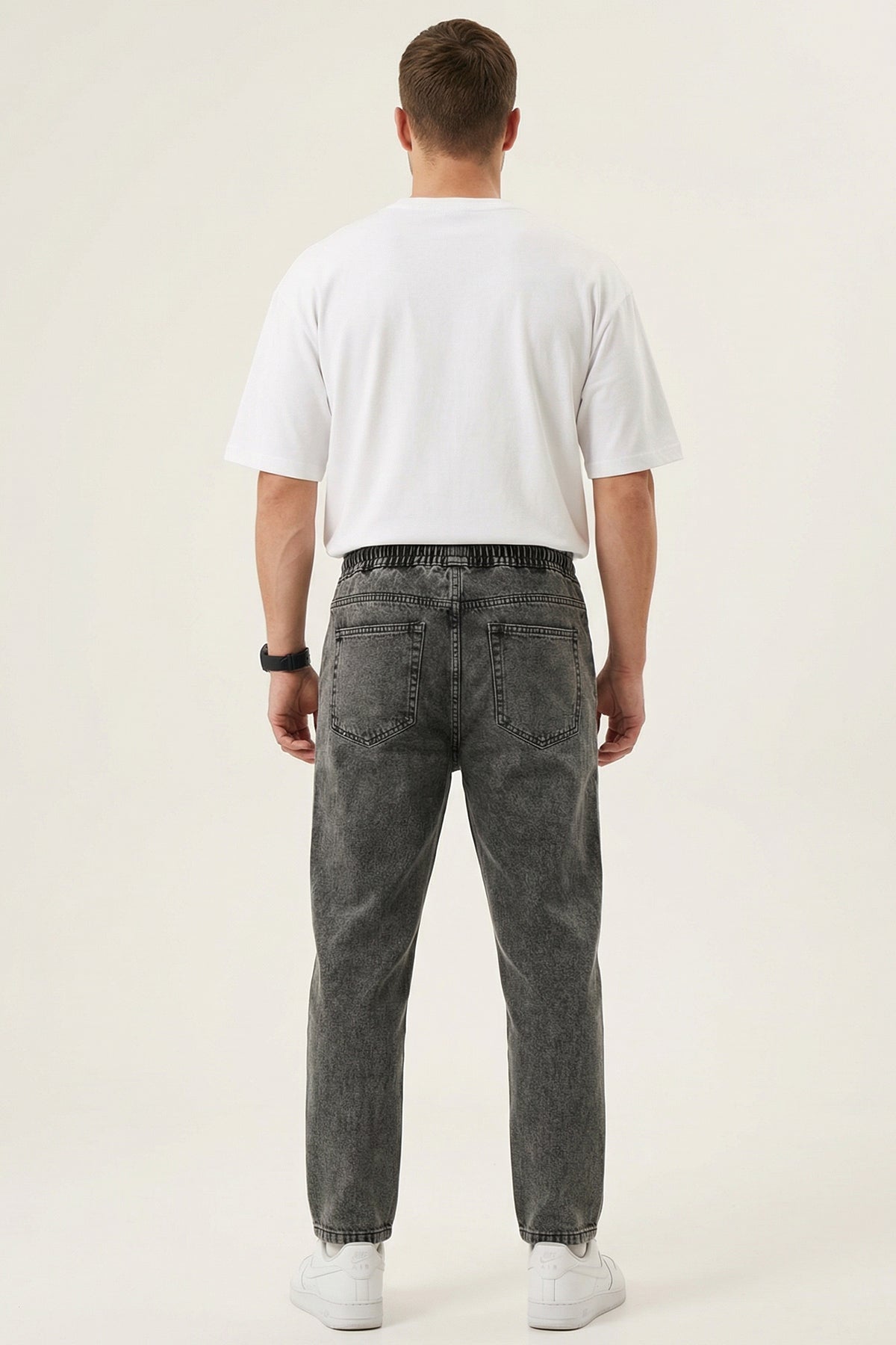 Image of Erkek Rahat Kesim Baggy Jean Pantolon 30076 - Antrasit