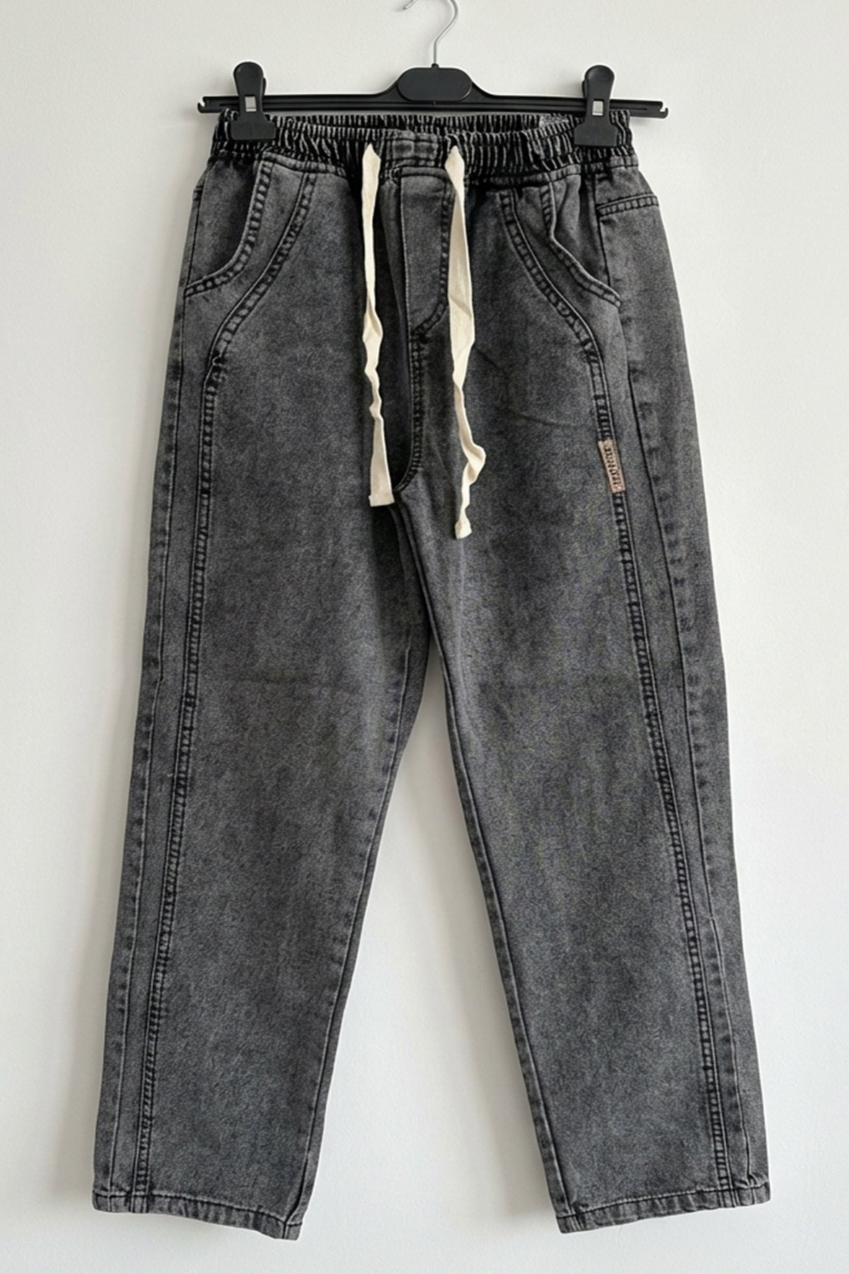 Image of Erkek Rahat Kesim Baggy Jean Pantolon 30076 - Antrasit