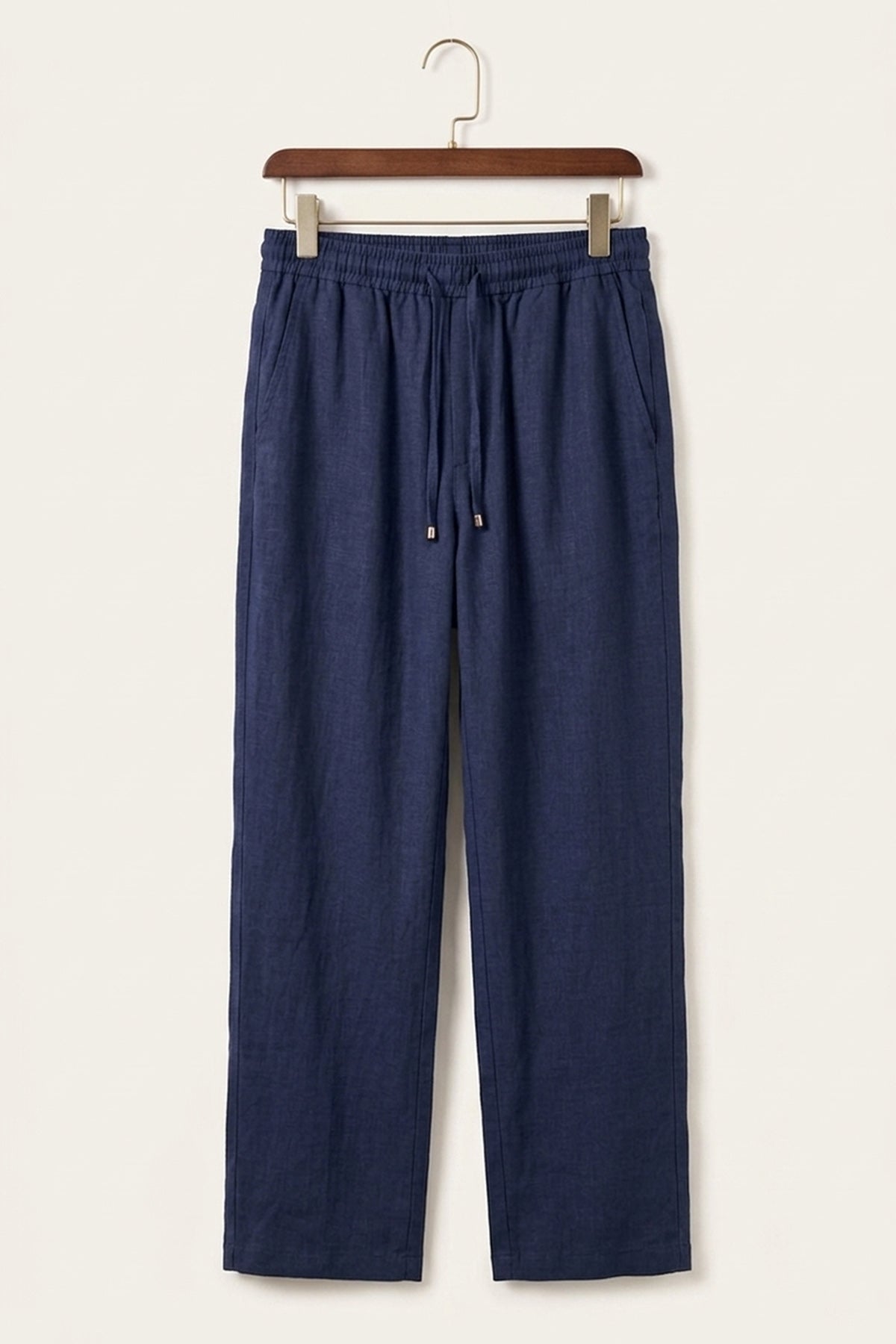 Image of Erkek Rahat Keten Pantolon 30118 - Lacivert