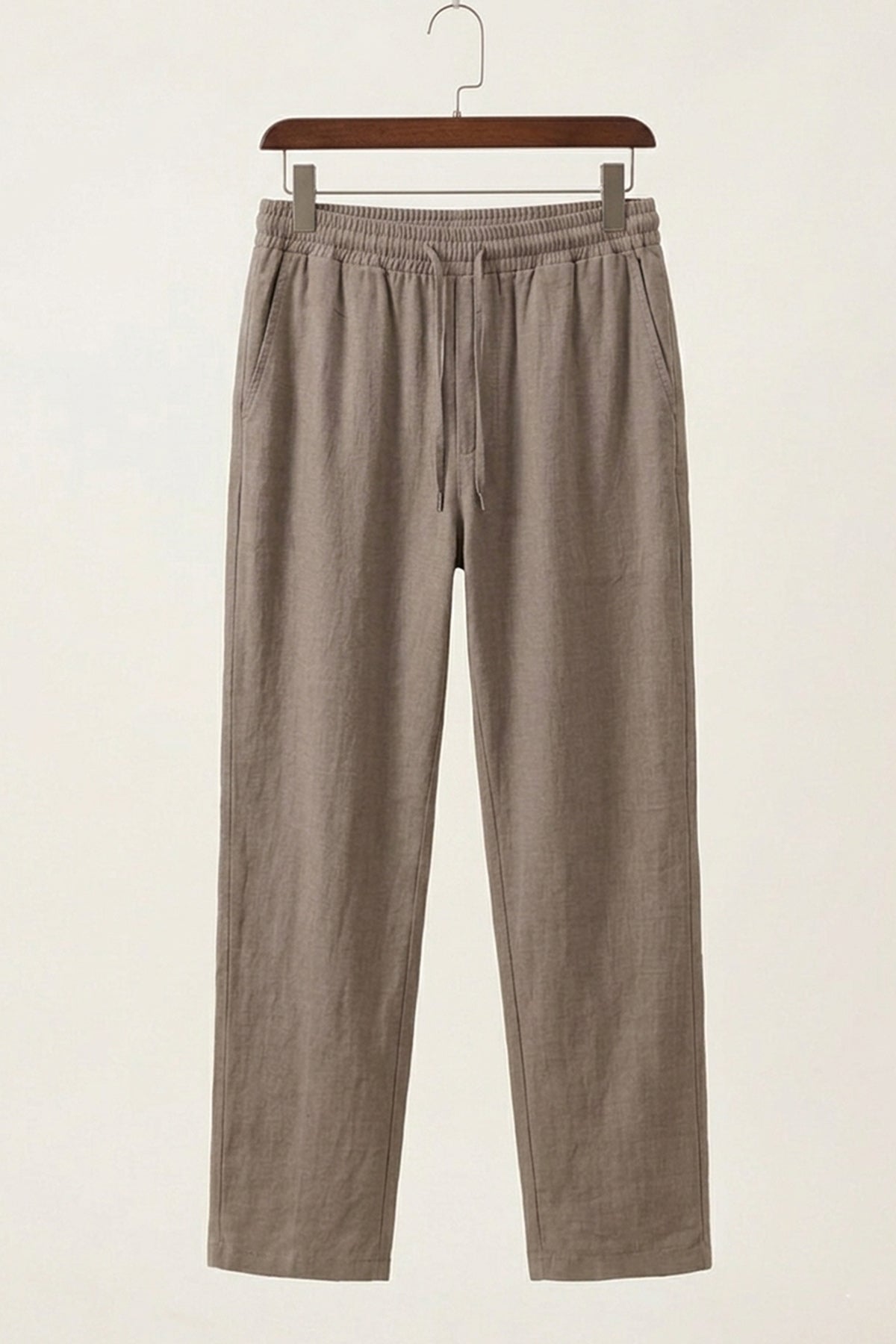 Image of Erkek Rahat Keten Pantolon 30118 - Vizon