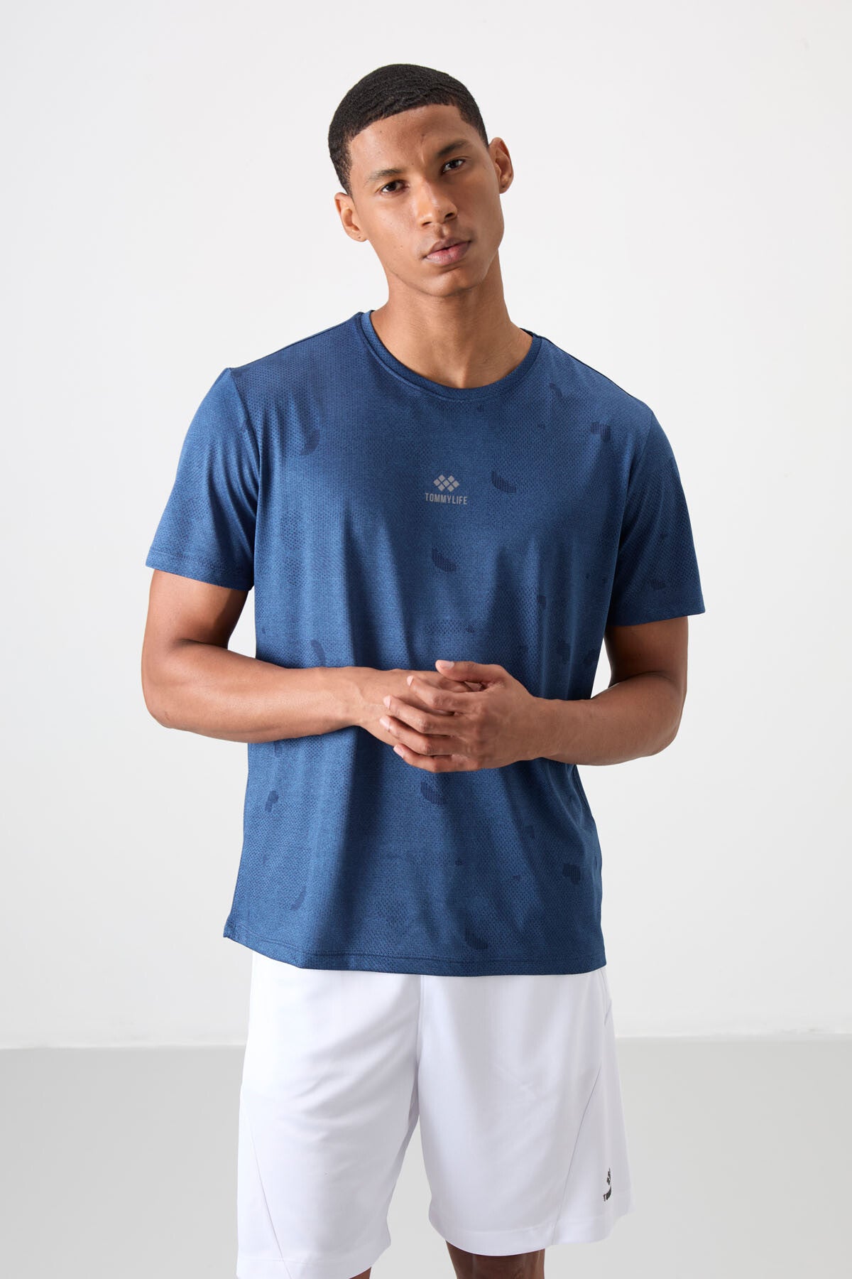 Image of Parlament Nefes Alan Jakarlı İnce Esnek Standart Fit Erkek Performans T-Shirt - 88397